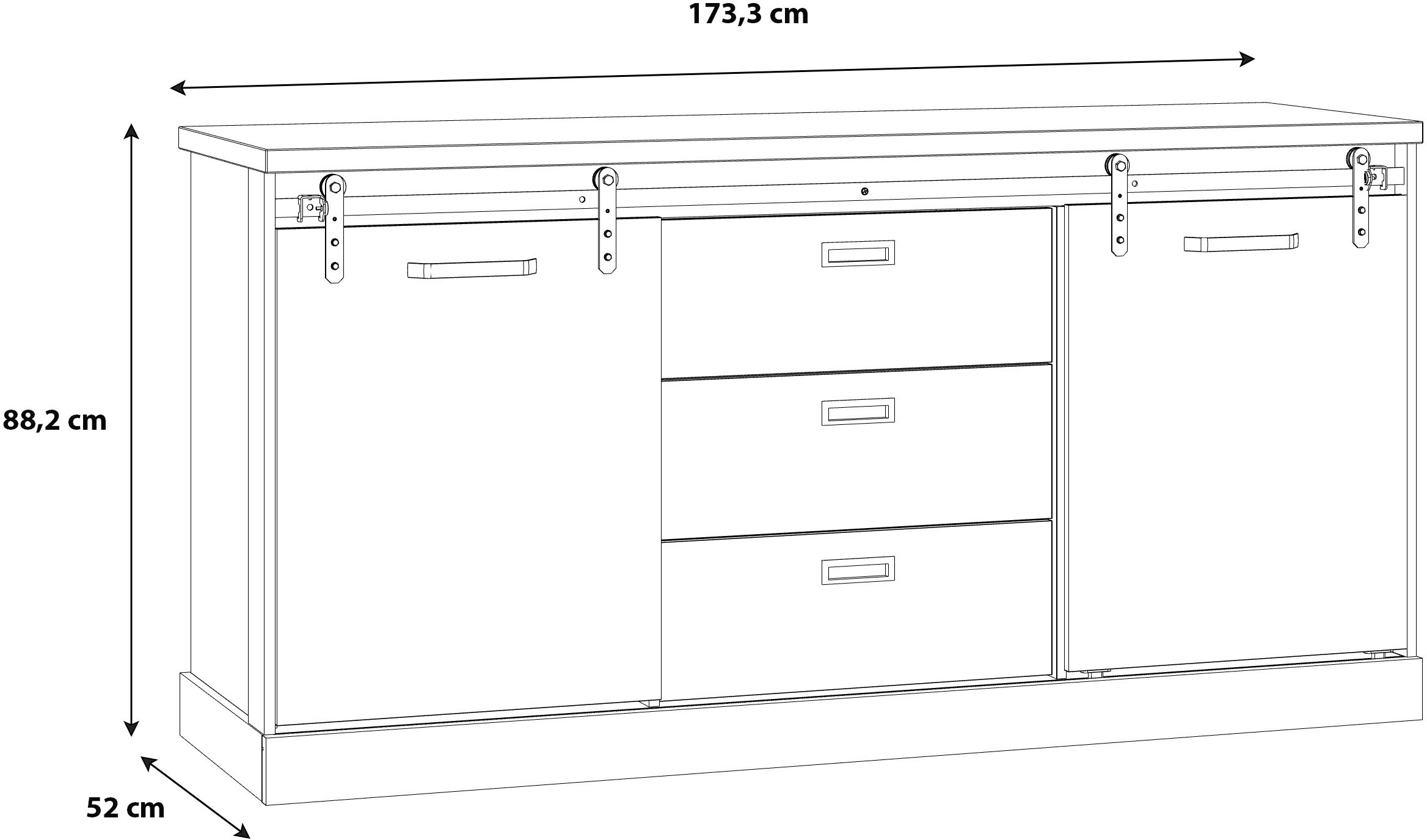 FORTE Sideboard »Kaszimiro«