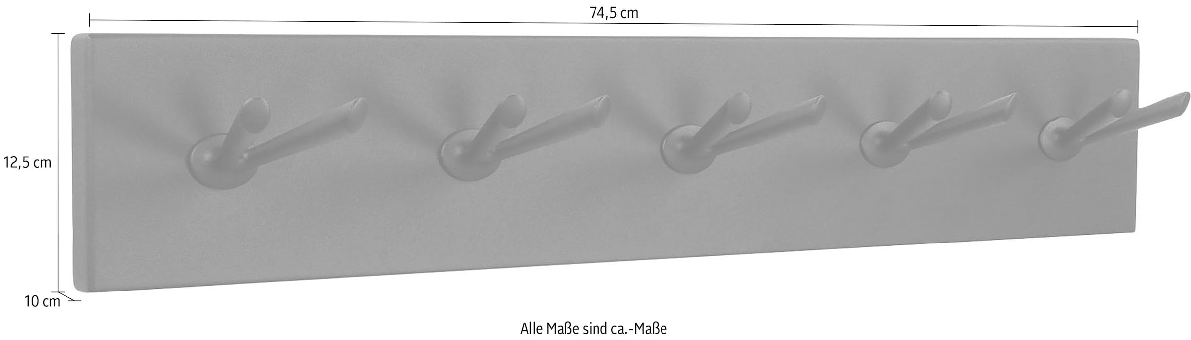 Spinder Design Garderobenhalter »Pull«, Metall, Breite 74,5 cm