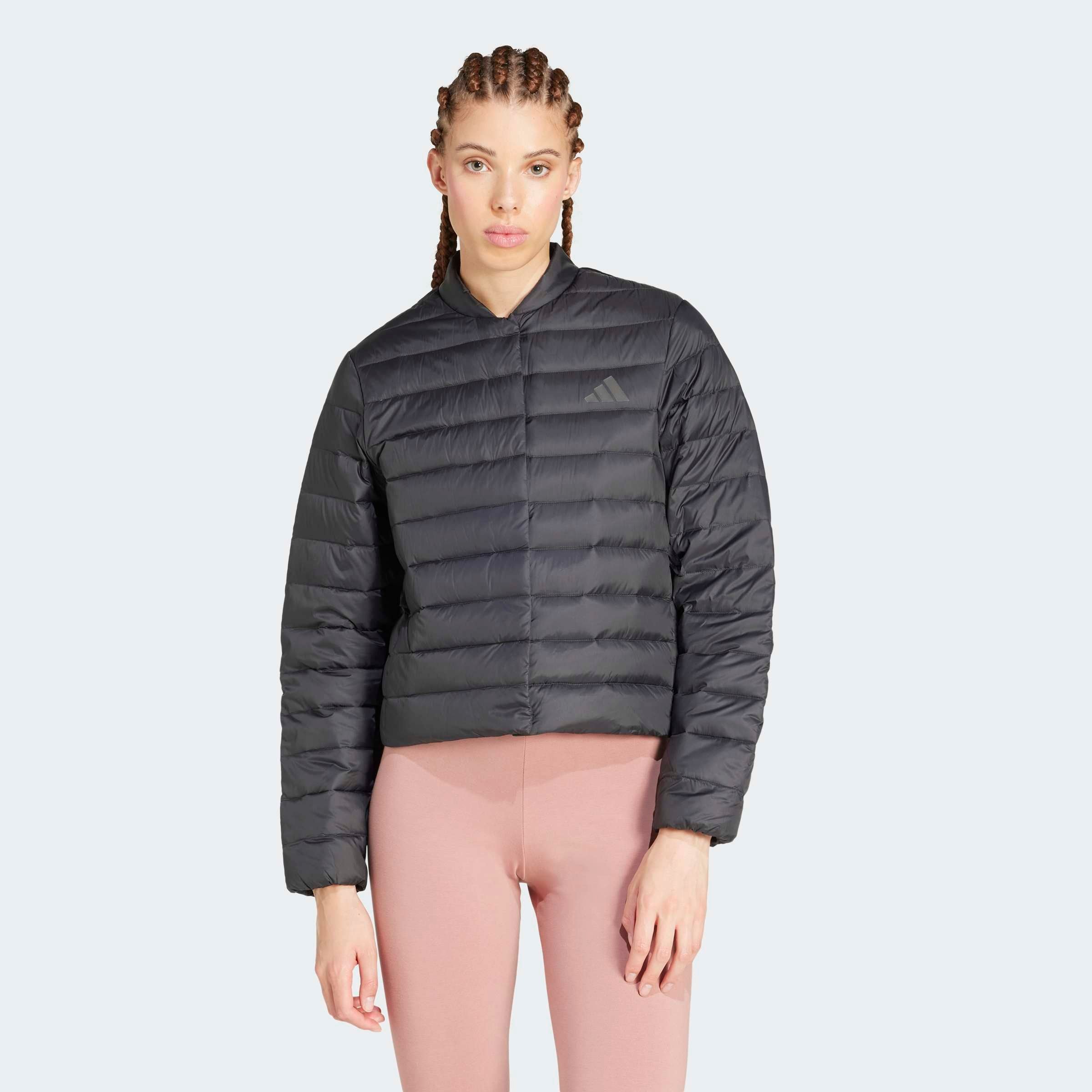 adidas Sportswear Steppjacke "HELIONIC LIGHT" mit Reißverschlusstaschen, platzsparend verstaubar
