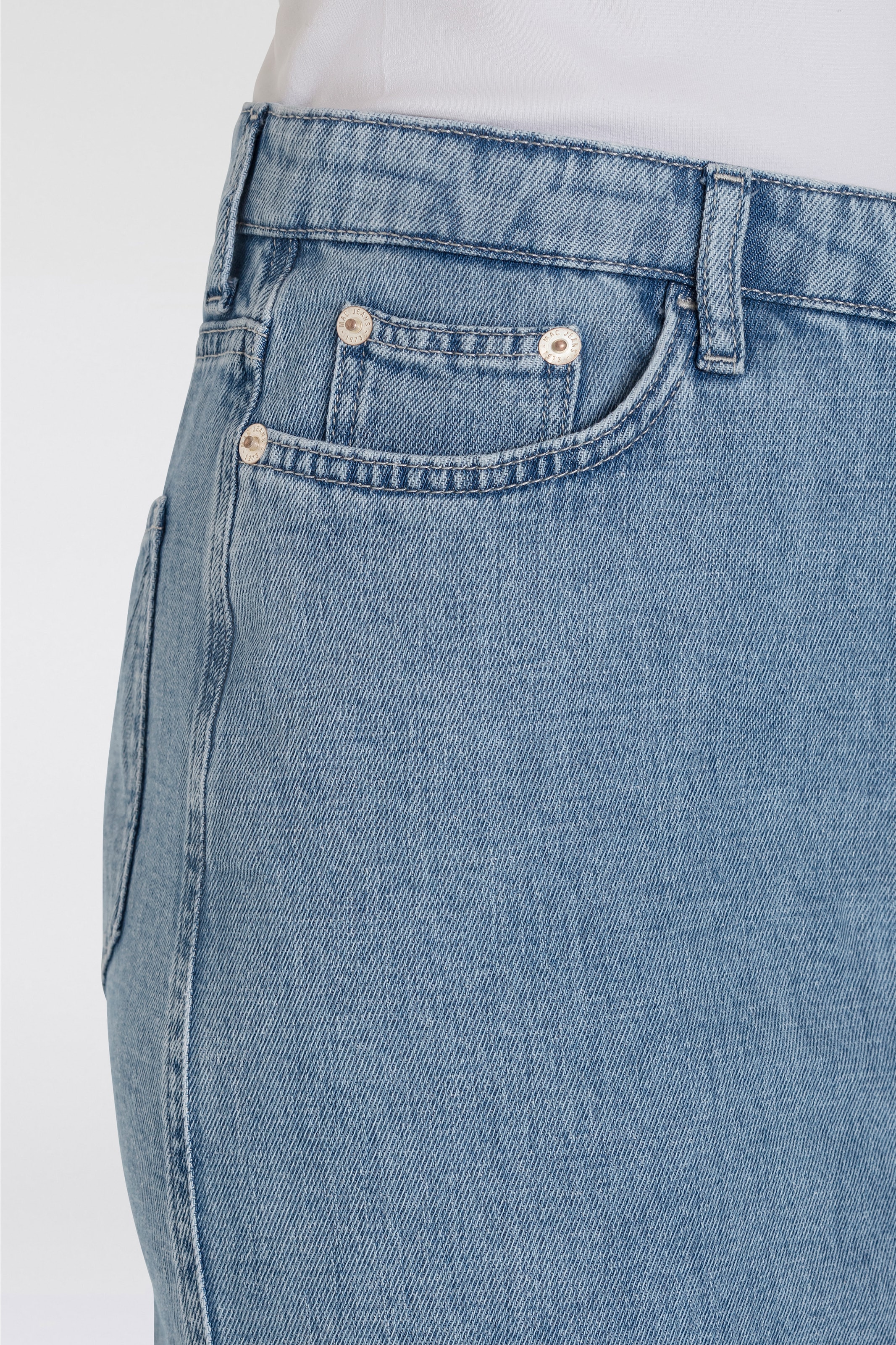 MAC Midirock »MIDI SKIRT fringe«, im Five-Pocket Style