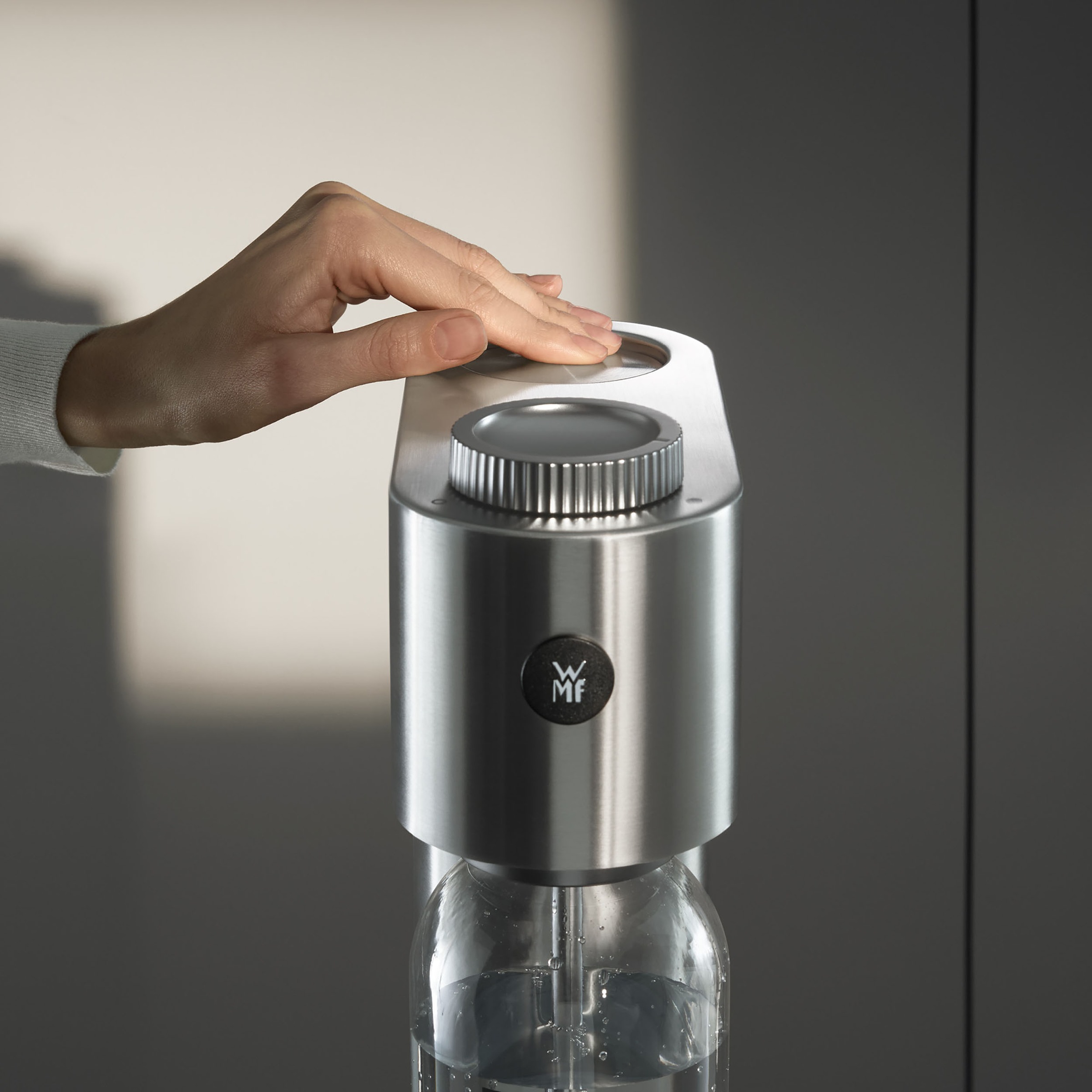 WMF Wassersprudler »Element One« 3 Sprudelgrade, vollautomatisches Sprudeln, Cromargan Edelstahlgehäuse