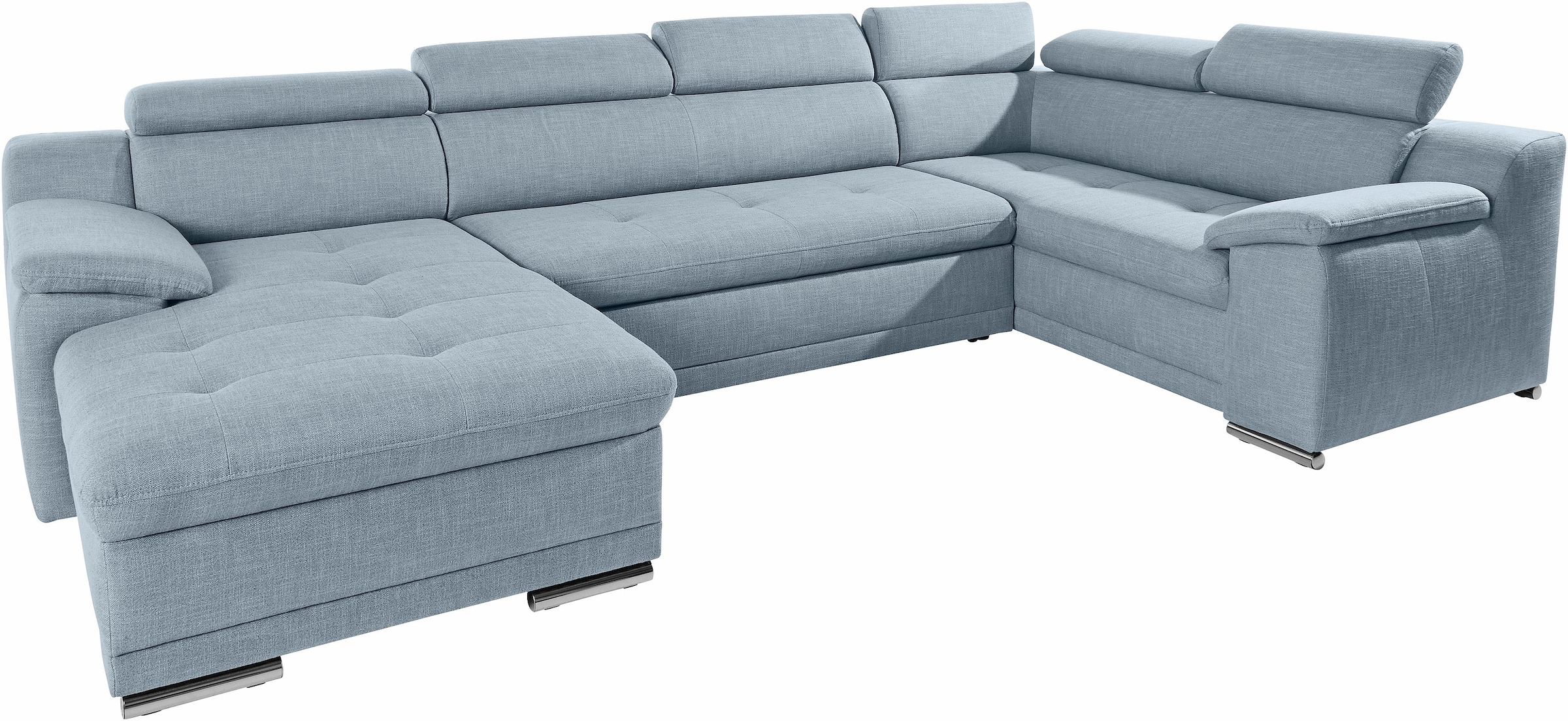 sit&more Wohnlandschaft »Top Andiamo U-Form«, mit Kopfteilverstellung, wahlweise mit Bettfunktion