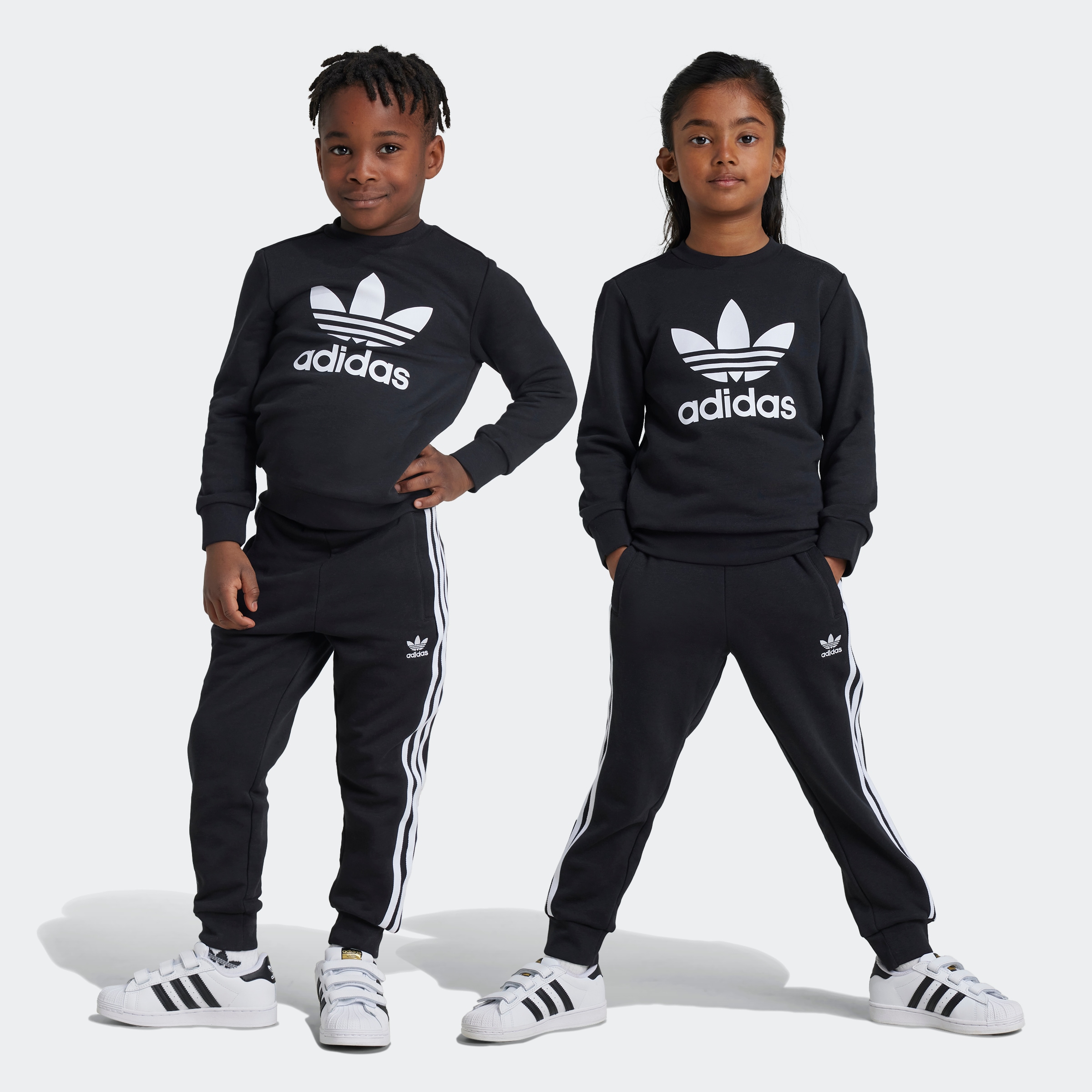 adidas Originals Trainingsanzug "TREFOIL CREW SE", (2 tlg.)