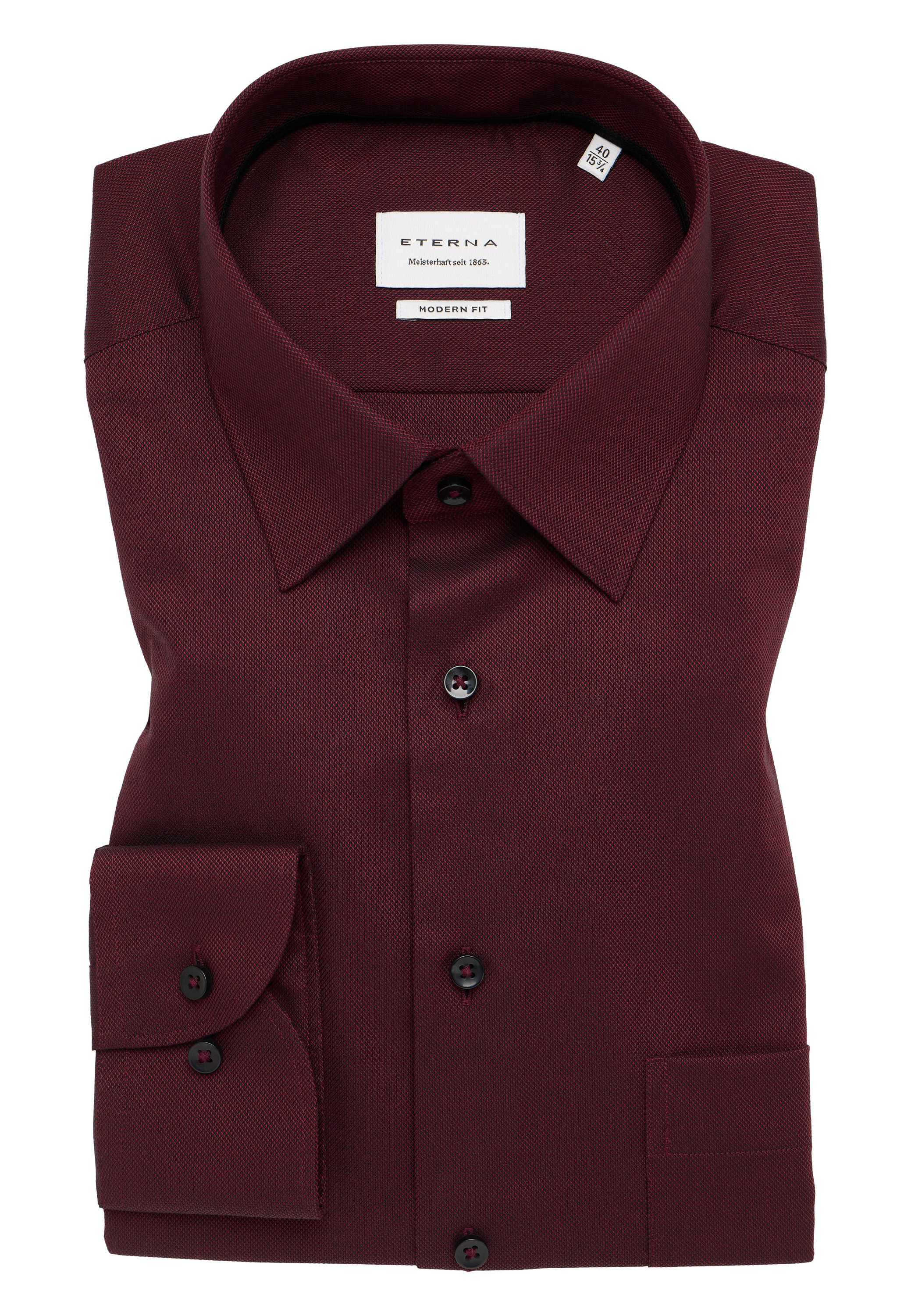 Eterna Langarmhemd »MODERN FIT« NON IRON (bügelfrei)