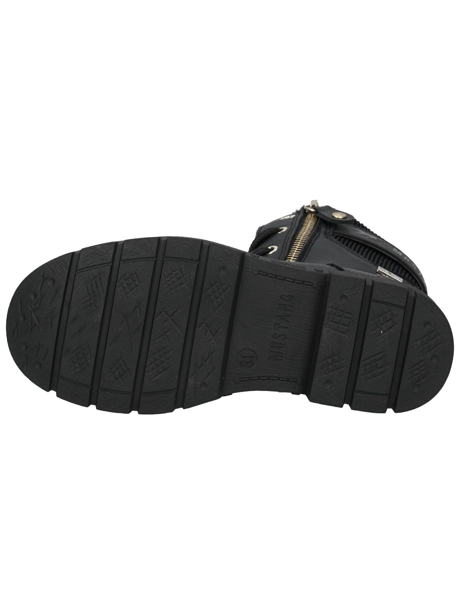 Mustang Shoes Schnürstiefelette »Mustang Shoes Stiefelette Lederimitat/Textil«