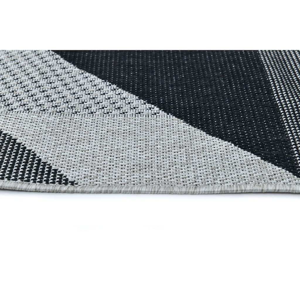 Home affaire Teppich »Borfin«, rechteckig, mit geometrischem Muster, schmutzabweisend, In- und Outdoor geeignet