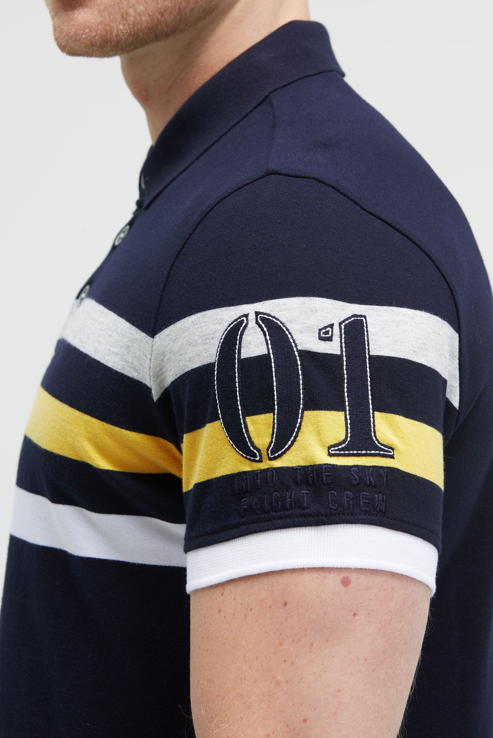 CAMP DAVID Poloshirt mit Baumwolle