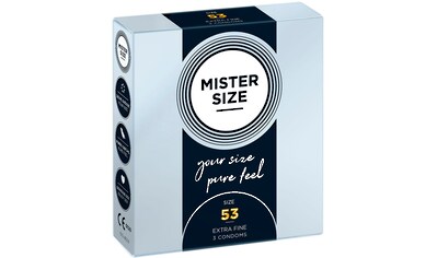 MISTER SIZE Kondome »53 mm«, (Packung), hauchdünne Wandstärke kaufen