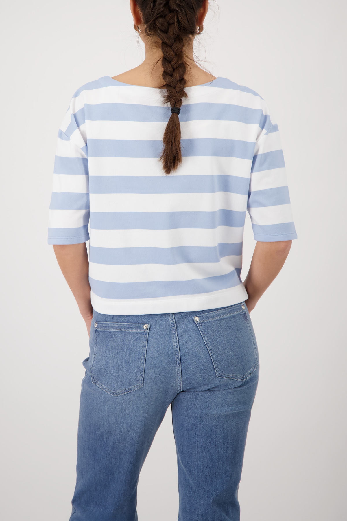 Monari Sweatshirt »Sweatshirt Basic Ringel«, Regular fit mit Streifen
