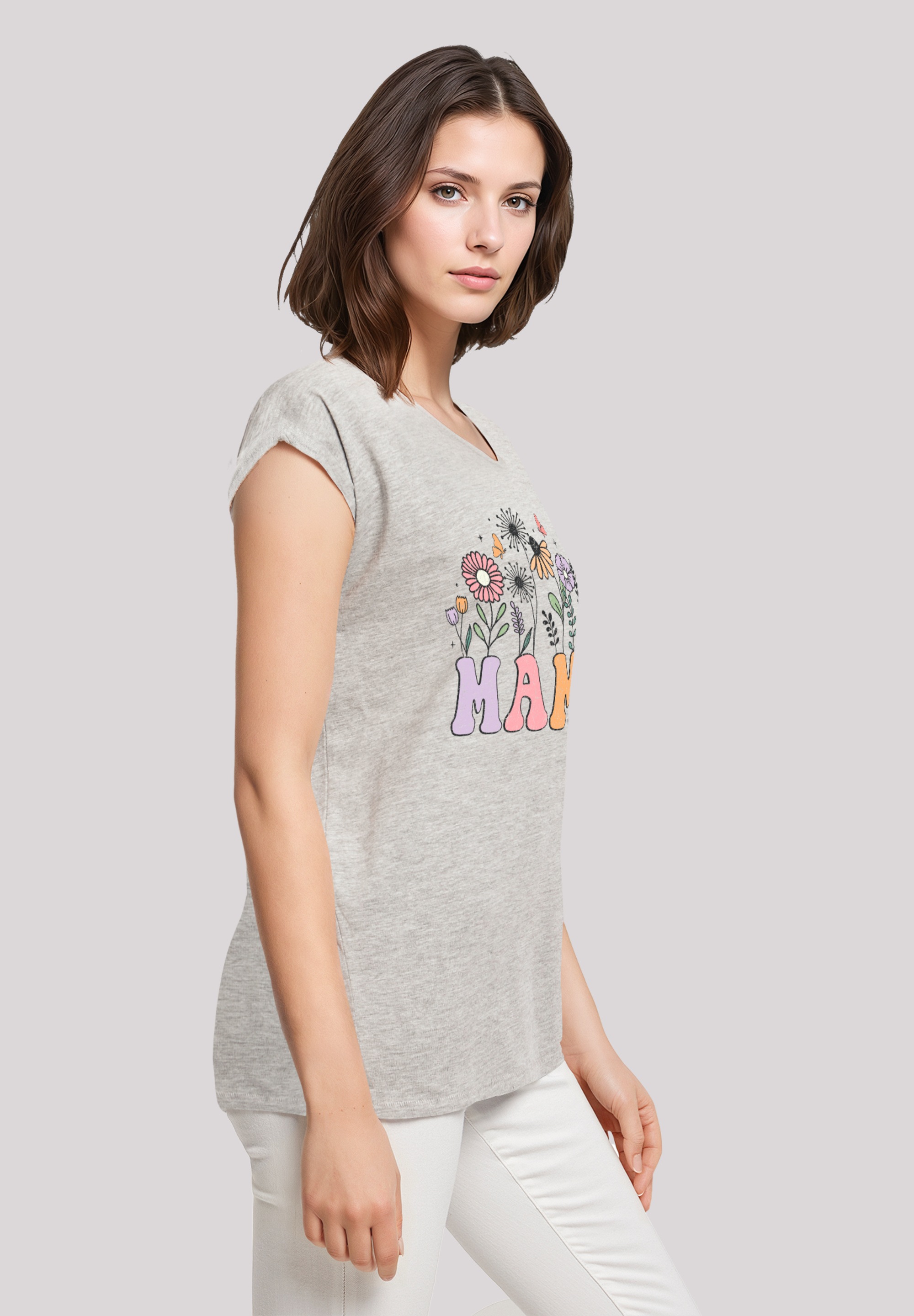 F4NT4STIC T-Shirt »Muttertags Blumen Mama«, Premium Qualität