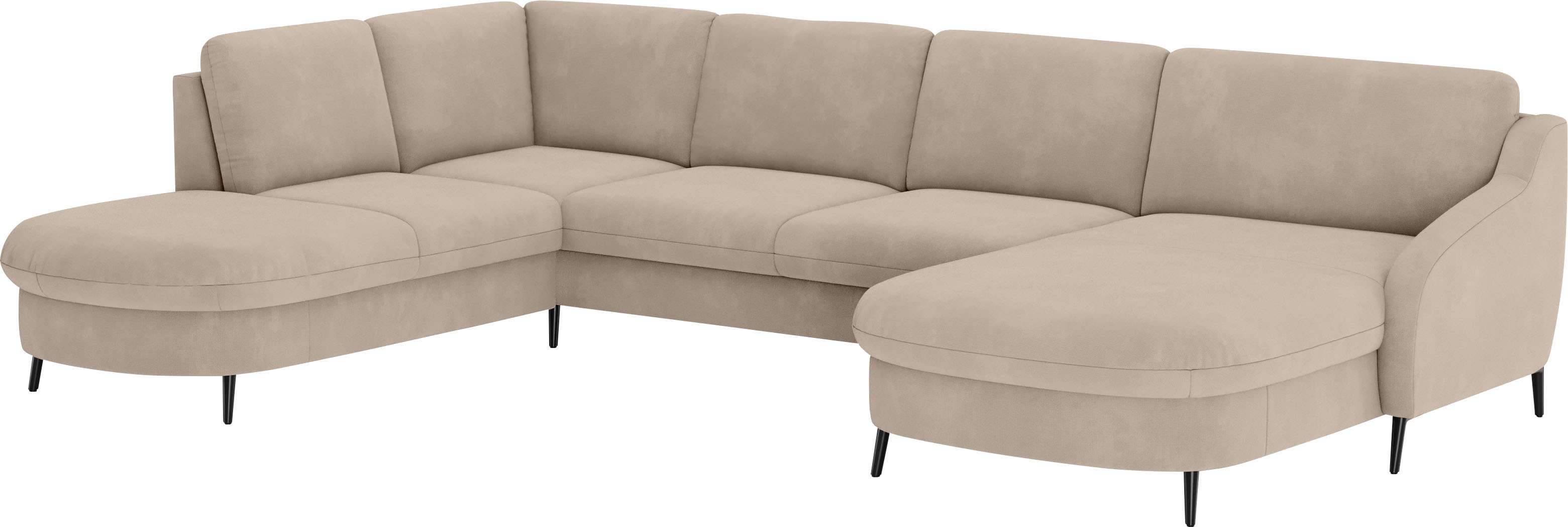 Thumbnail - sit&more Wohnlandschaft "Soul U-Form", wahlweise mit Bettfunktion und Bettkasten oder Schubkasten