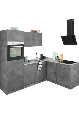 wiho Küchen Winkelküche »Cali«, mit E-Geräten, Stellbreite 230 x 170 cm kaufen