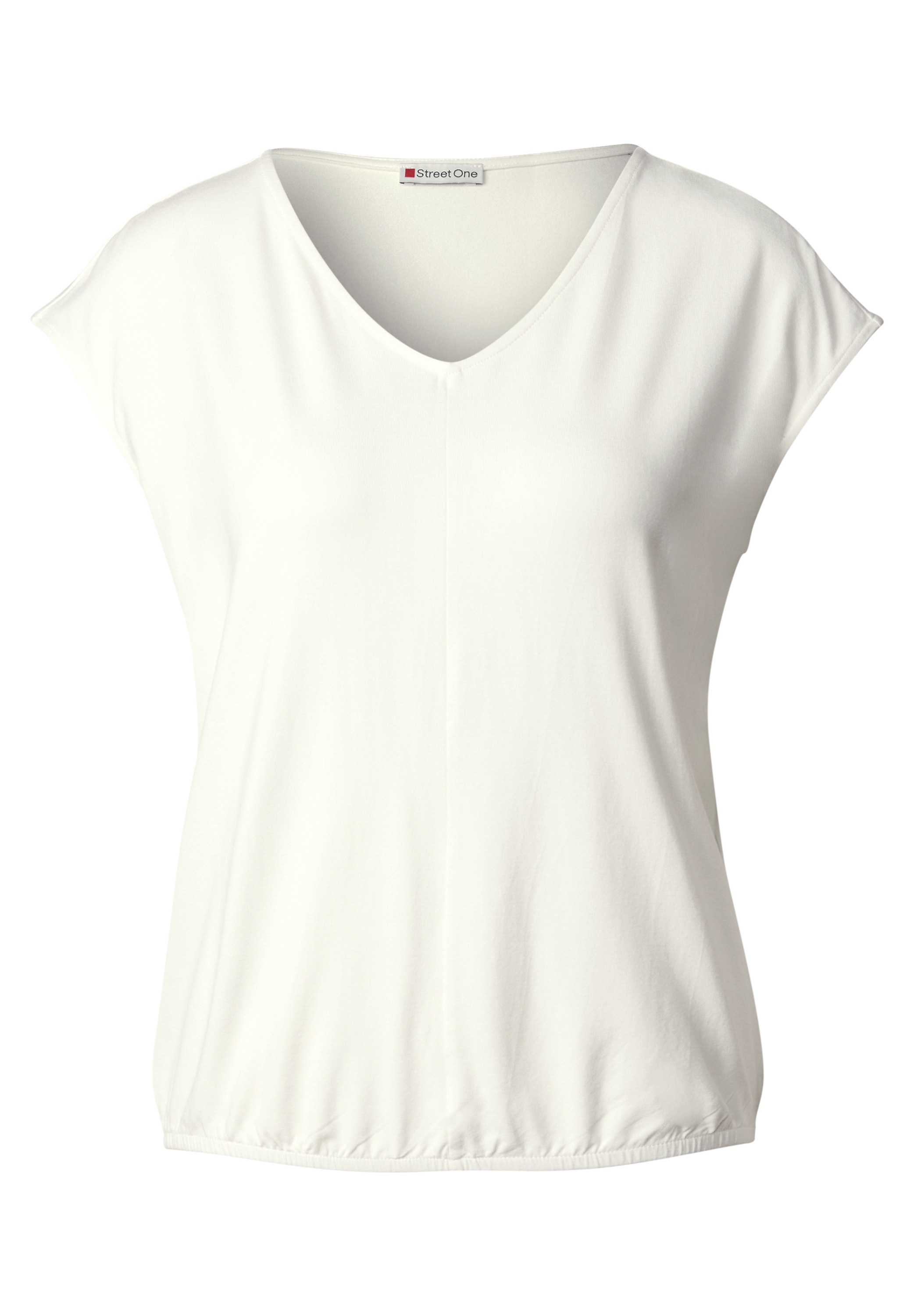 STREET ONE T-Shirt, bestehend aus einem Materialmix