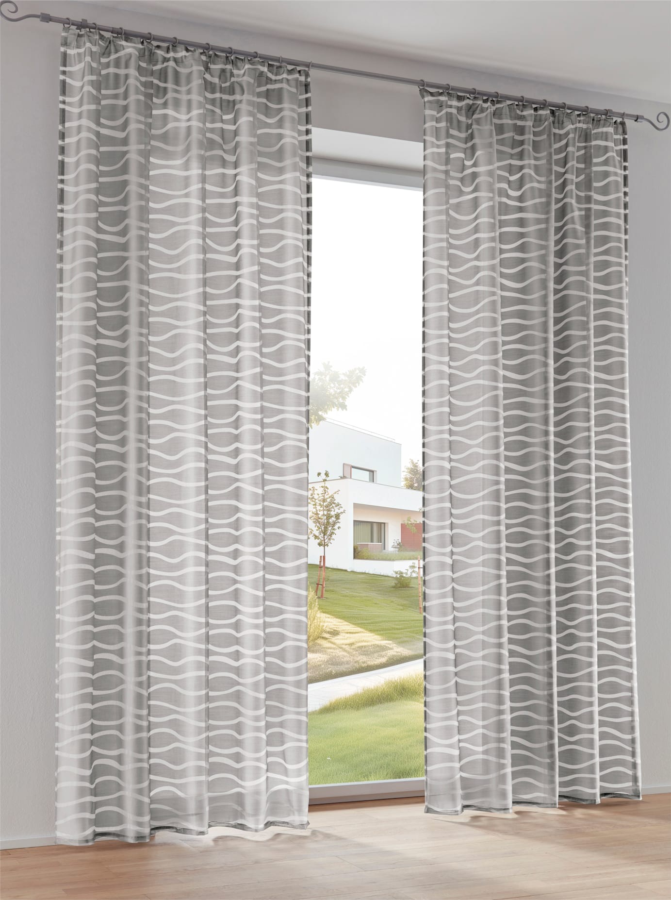 heine home Gardine Ösen 1 Stk. tlg. günstig online kaufen