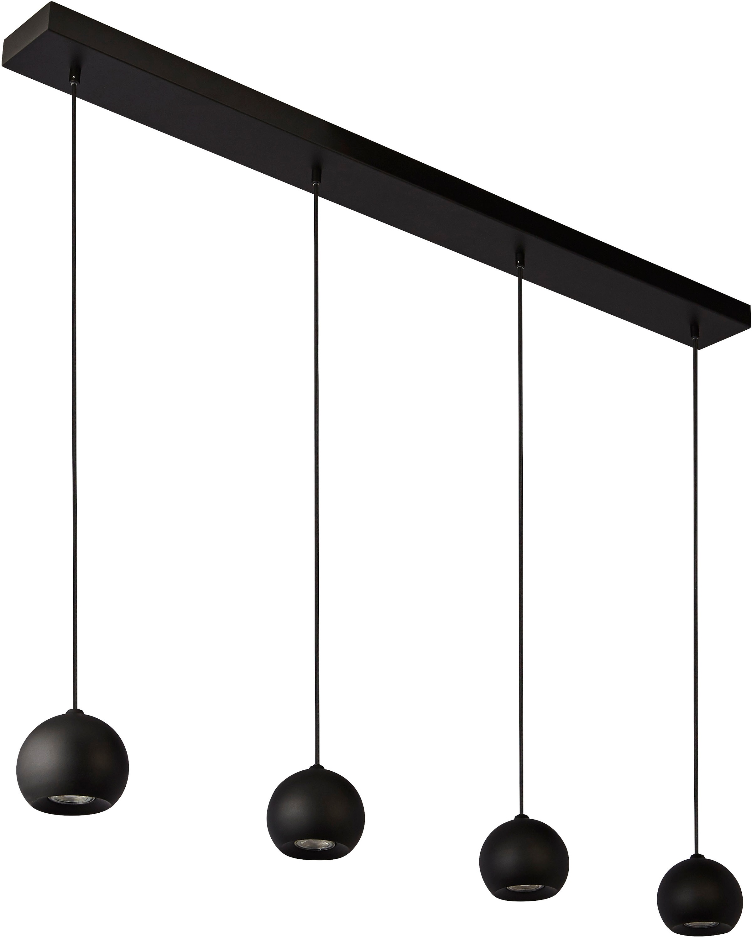 Searchlight Hängeleuchte »Hängeleuchte Eindhoven, 4-flammig« GU10 1 Stk. Minimalistisches Ambiente