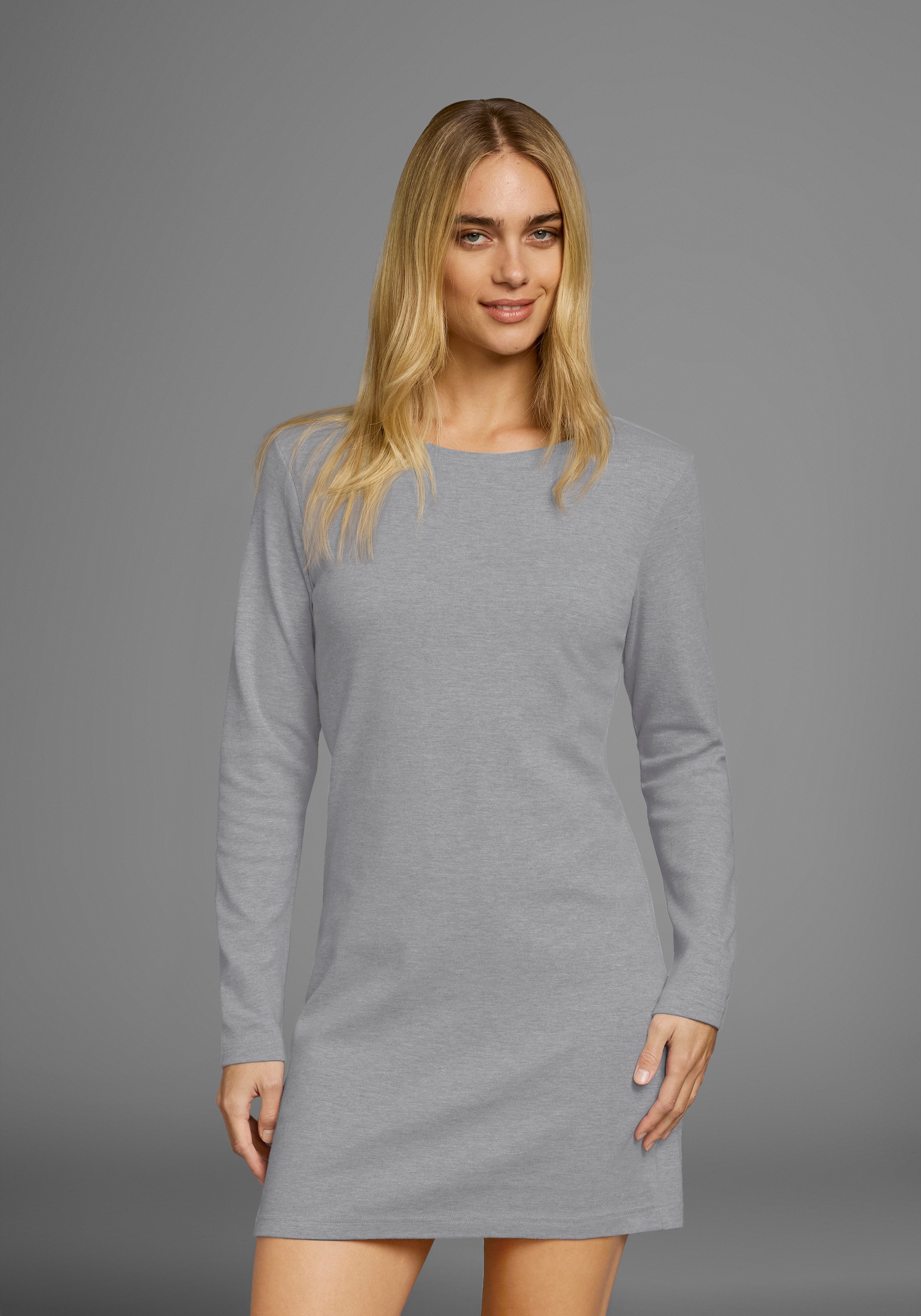 Thumbnail - Flashlights Jerseykleid Packung, 2-er Pack, 2 tlg. figurbetonter Schnitt, aus Interlock-Stoff, langärmlig