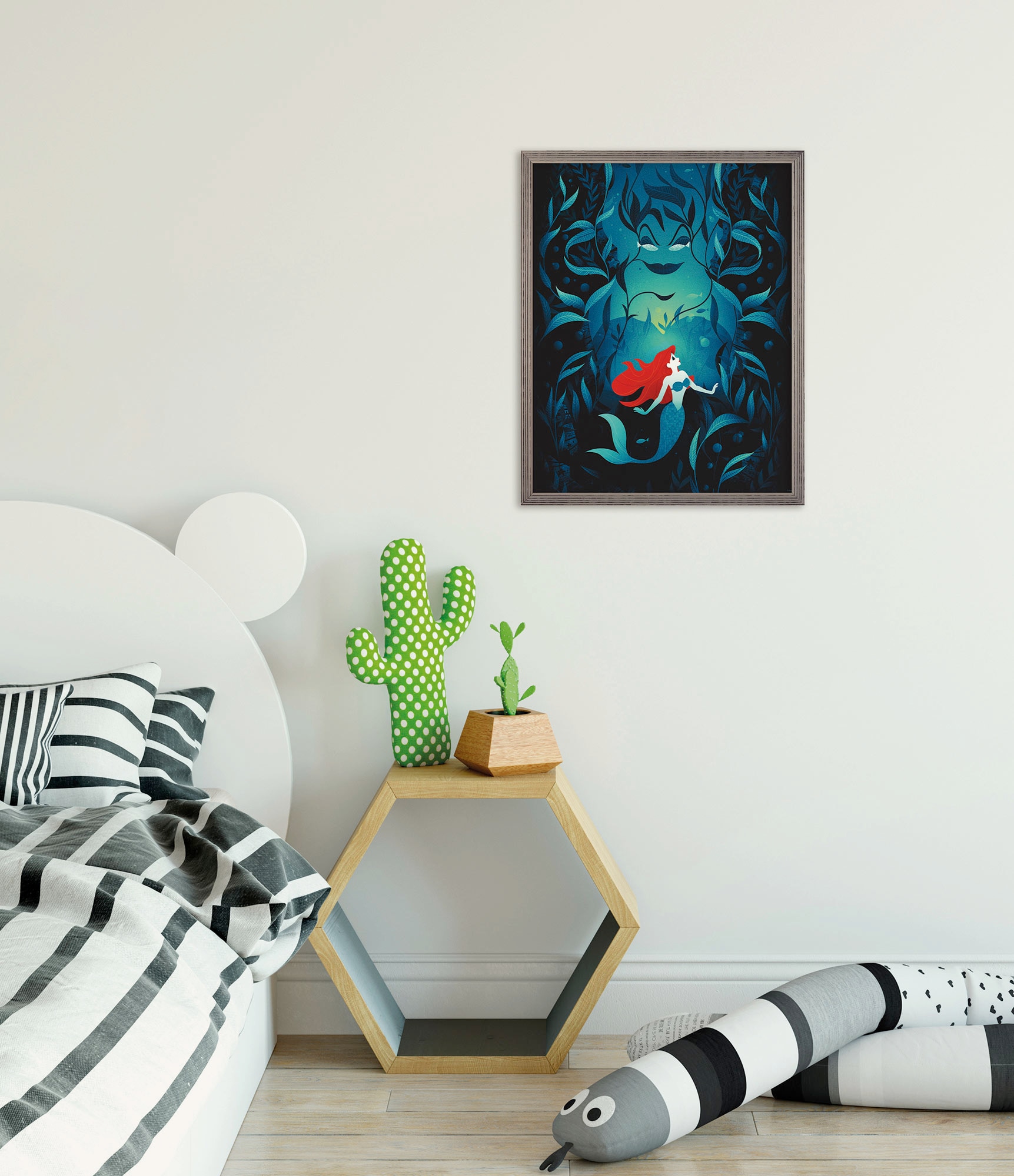 Komar Wandbild »Disney Ariel Ursula«, Disney, (Set, 1 St.), 40 x 50 cm (Breite x Höhe) - Kinderzimmer, Dekoration