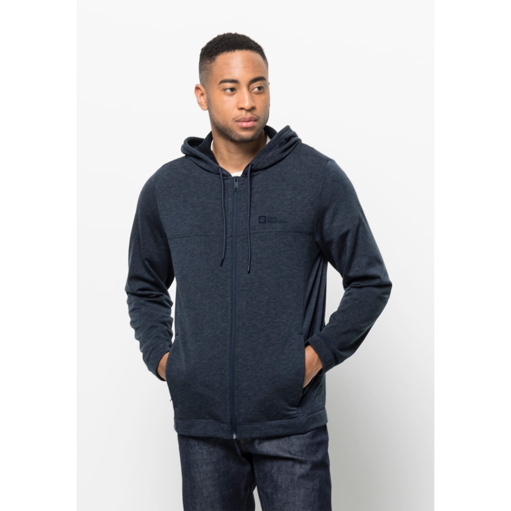 Jack Wolfskin Fleecejacke »WALDSEE HOODED JKT M«, mit Kapuze