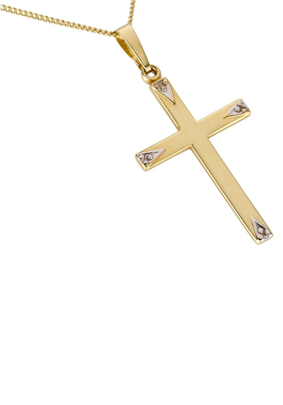 Kettenanhänger »Schmuck Geschenk Gold 333 Halsschmuck Anhänger für Halskette Kreuz«,...