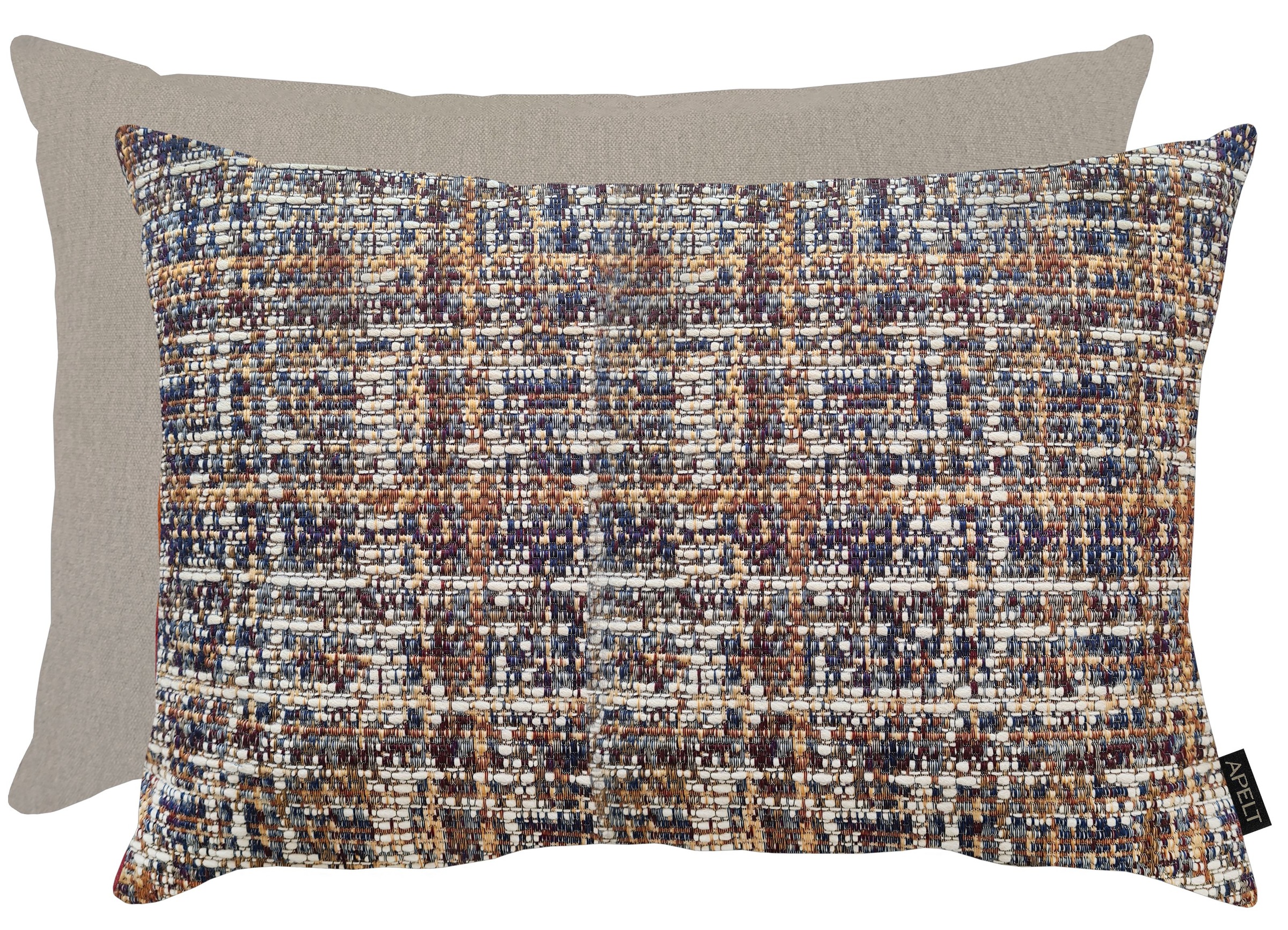 Dekokissen APELT, B:40cm H:5cm L:60cm, grau, Baumwolle, Polyester, Dekokissen_Sitzkissen_Kissenhüllen, "Chalet", inclusive Soft-Kissenfüllung 100% PES