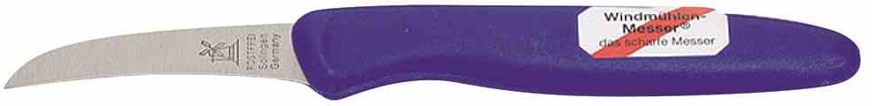 Windmühlenmesser Gemüsemesser 60 mm Klinge gebogen