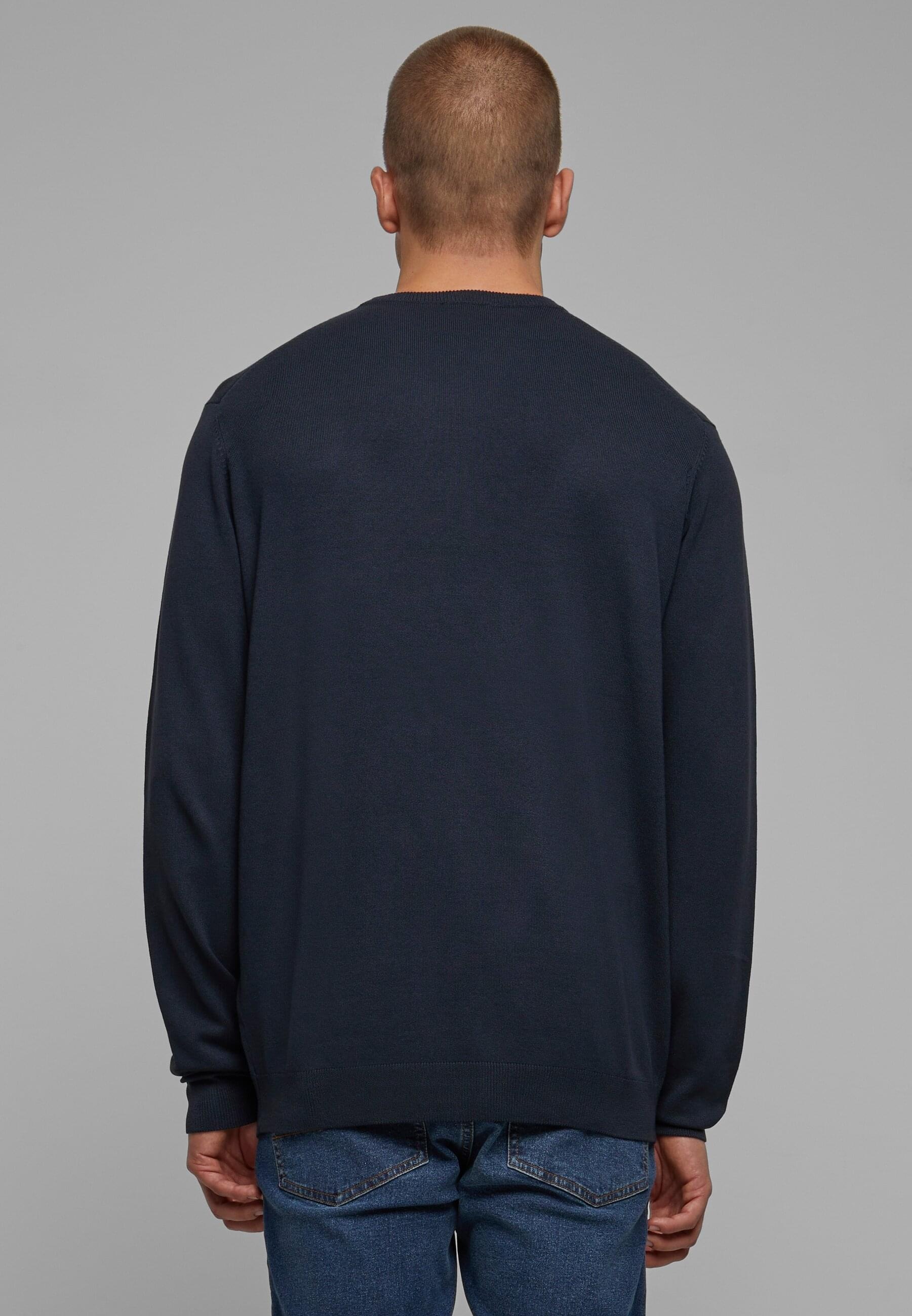 URBAN CLASSICS Rundhalspullover »Urban Classics Herren Knitted Crewneck Sweater«, (1 tlg.)