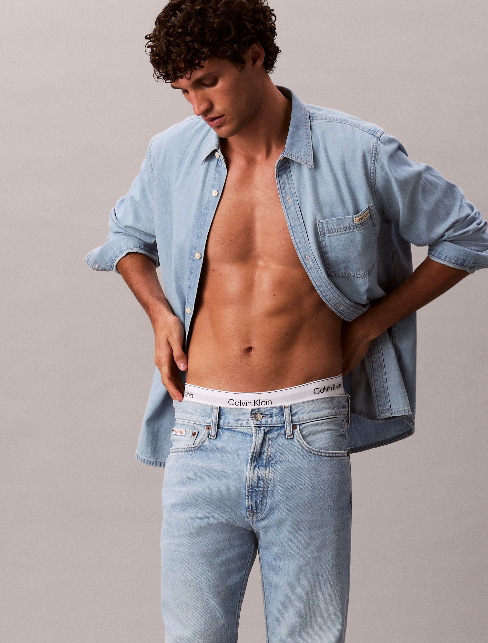 Calvin Klein Jeans Straight-Jeans »STNDRD STRGHT JEAN«, Mit Gürtelschlaufen