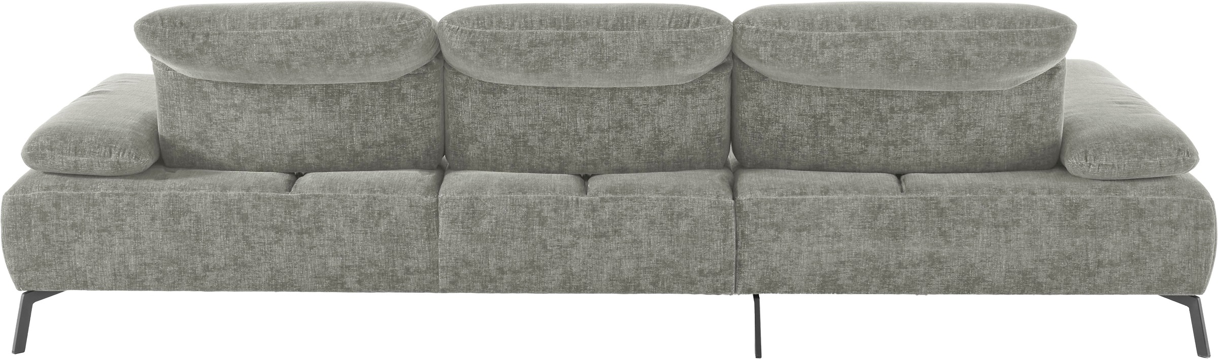 Thumbnail - Home affaire Ecksofa "Liora, L-Form mit verstellbarem Kopfteil, Breite 291 cm" klappbare Armlehne, Tonnentaschenfederker...