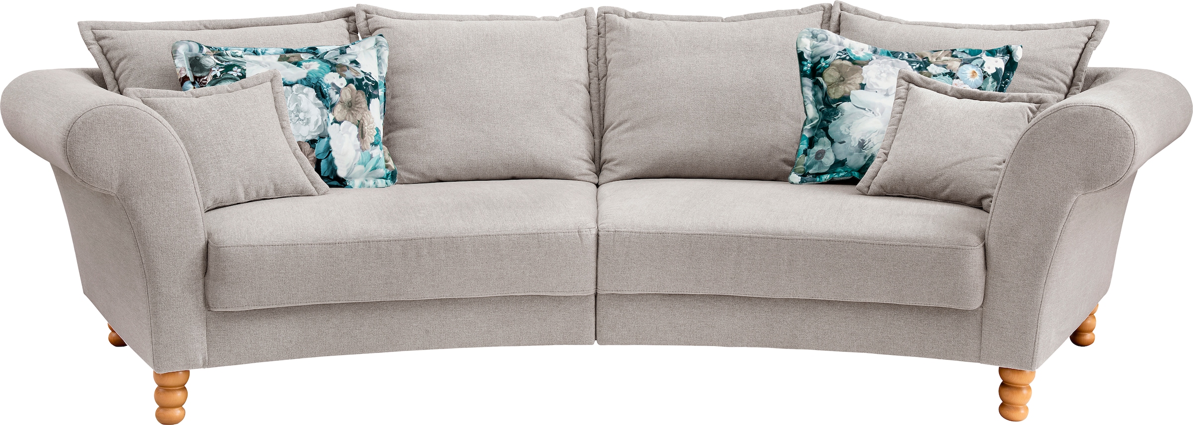 Home affaire Big-Sofa "Tassilo geschwungene Formensprache, bequem, Mega Sof günstig online kaufen