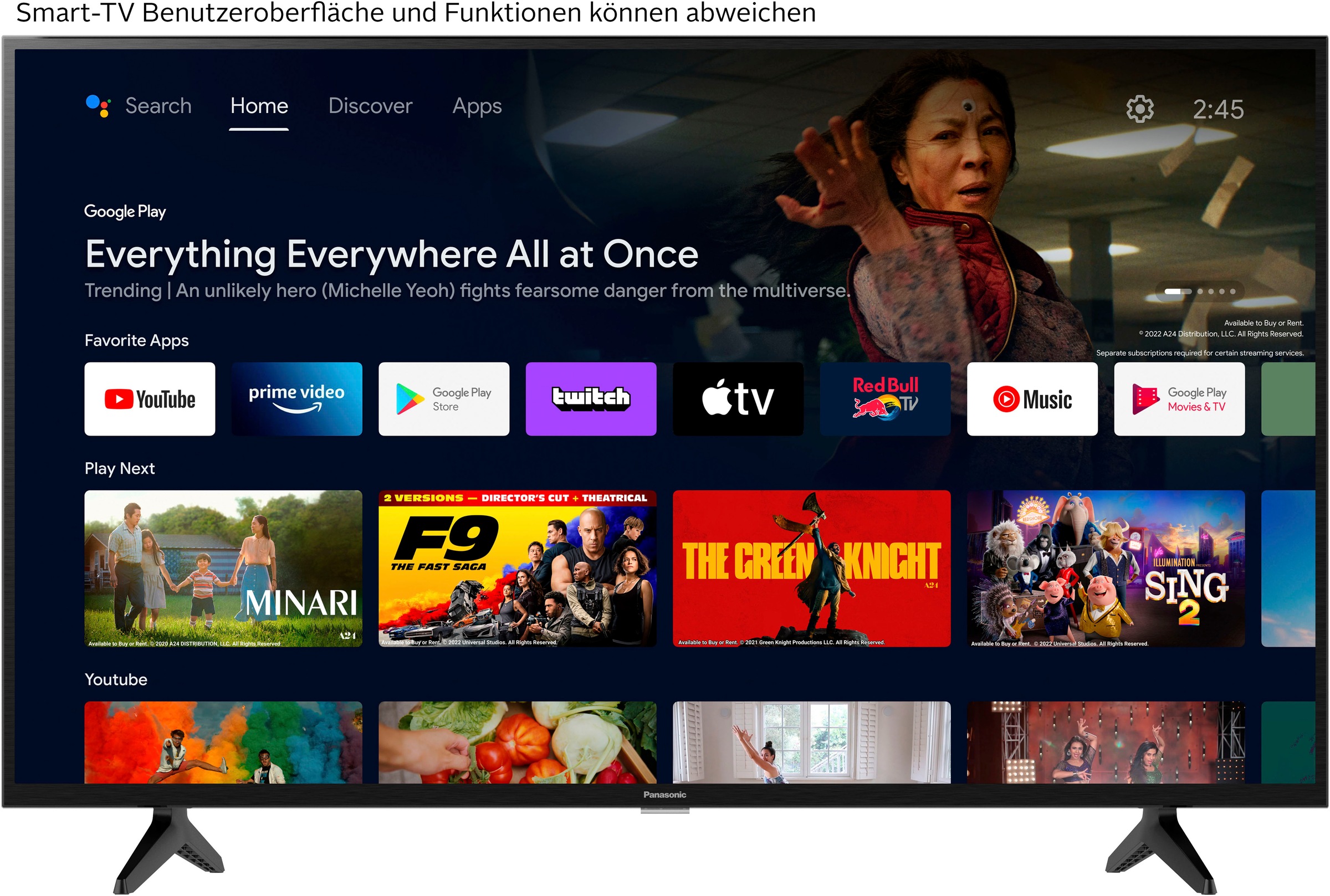 Panasonic LED-Fernseher »TX-43MSW504«, Full HD, Android TV-Smart-TV