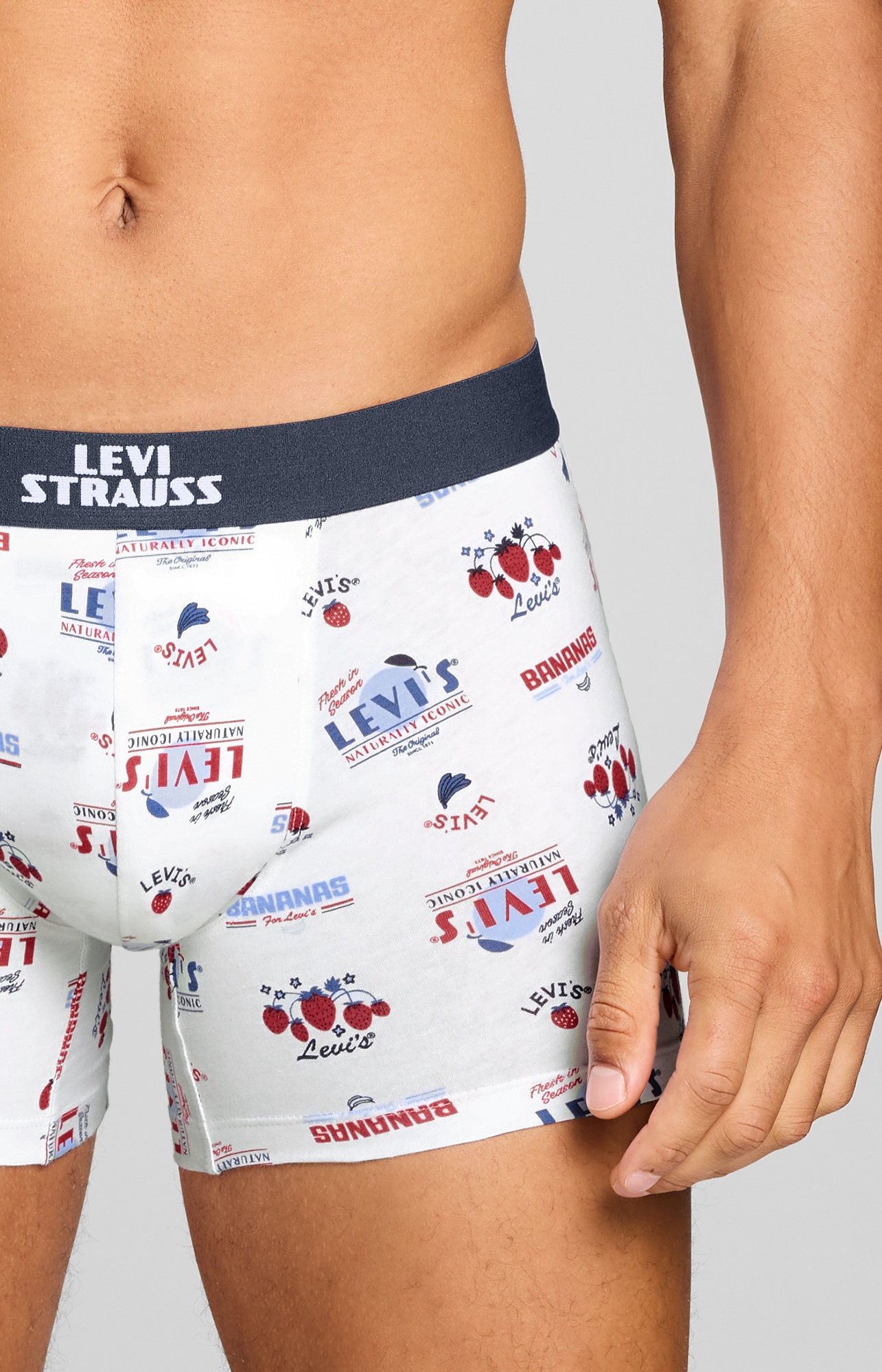 Levi's® Boxershorts »LEVIS MEN FRUITY AOP BOXER BRIEF 2P« 2er Pack, 