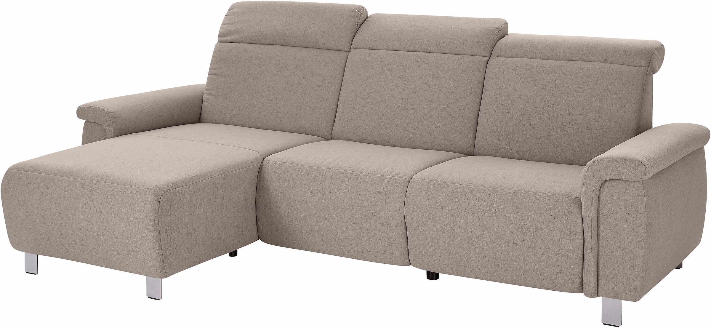 sit&more Ecksofa »Township L-Form«, wahlweise mit elektrischer Wallfree-Funktion