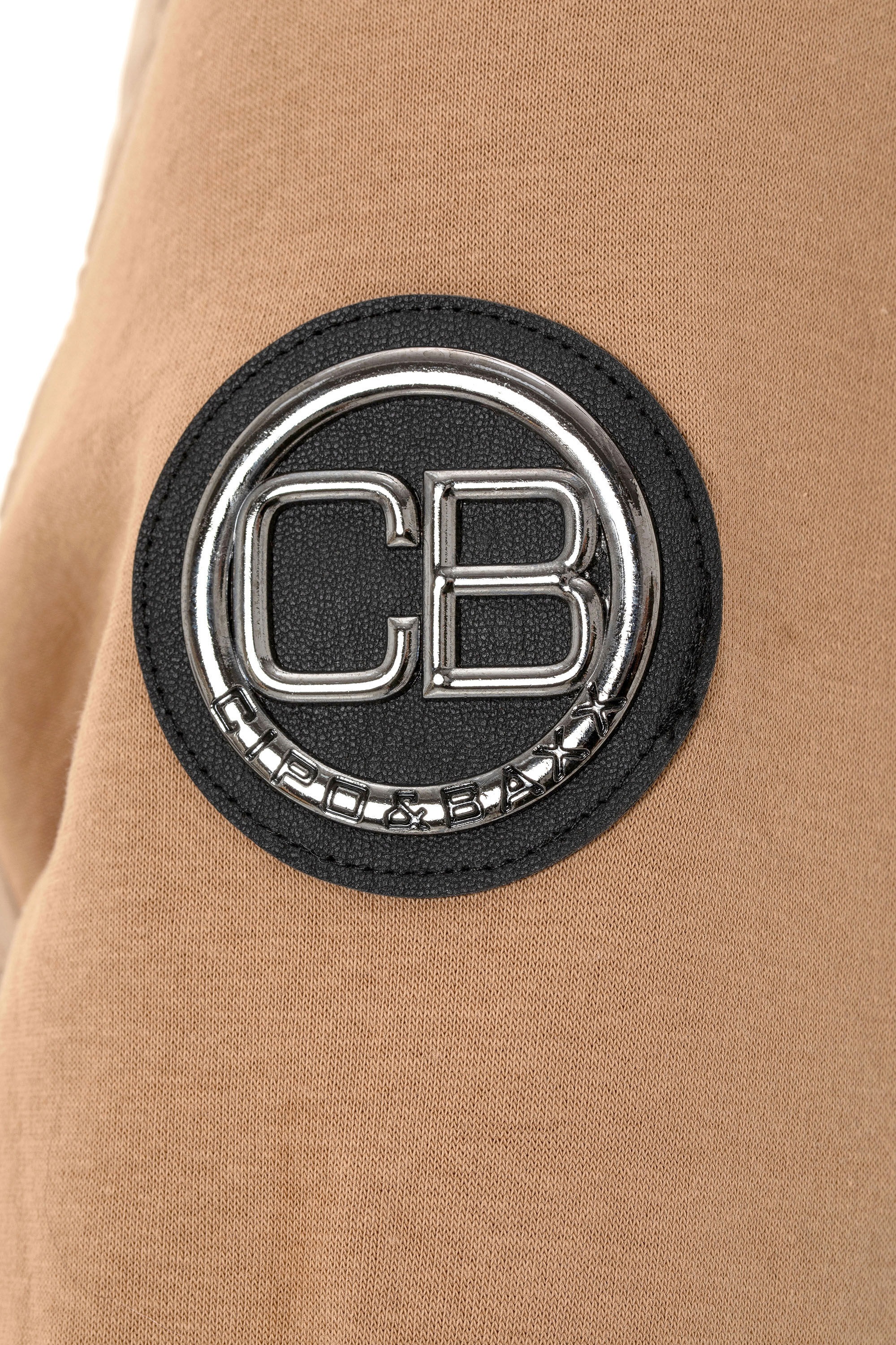 Cipo & Baxx Outdoorjacke »Jacke« ohne Kapuze mit Sweatärmeln