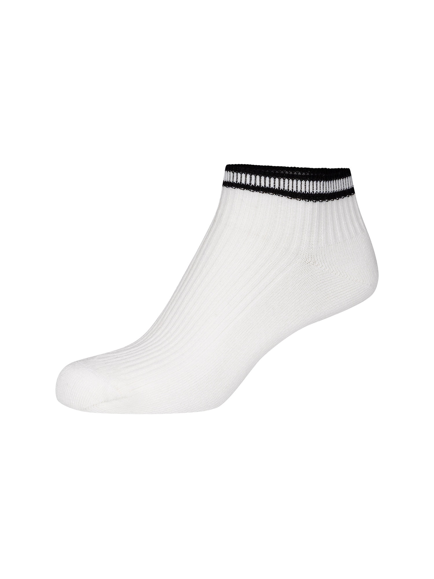 s.Oliver Sneakersocken »Sneakersocken originals striped rib 4er Pack« 4er Pack Organic Cotton für angenehmen Tragekomfort, Weiche Zehennähte