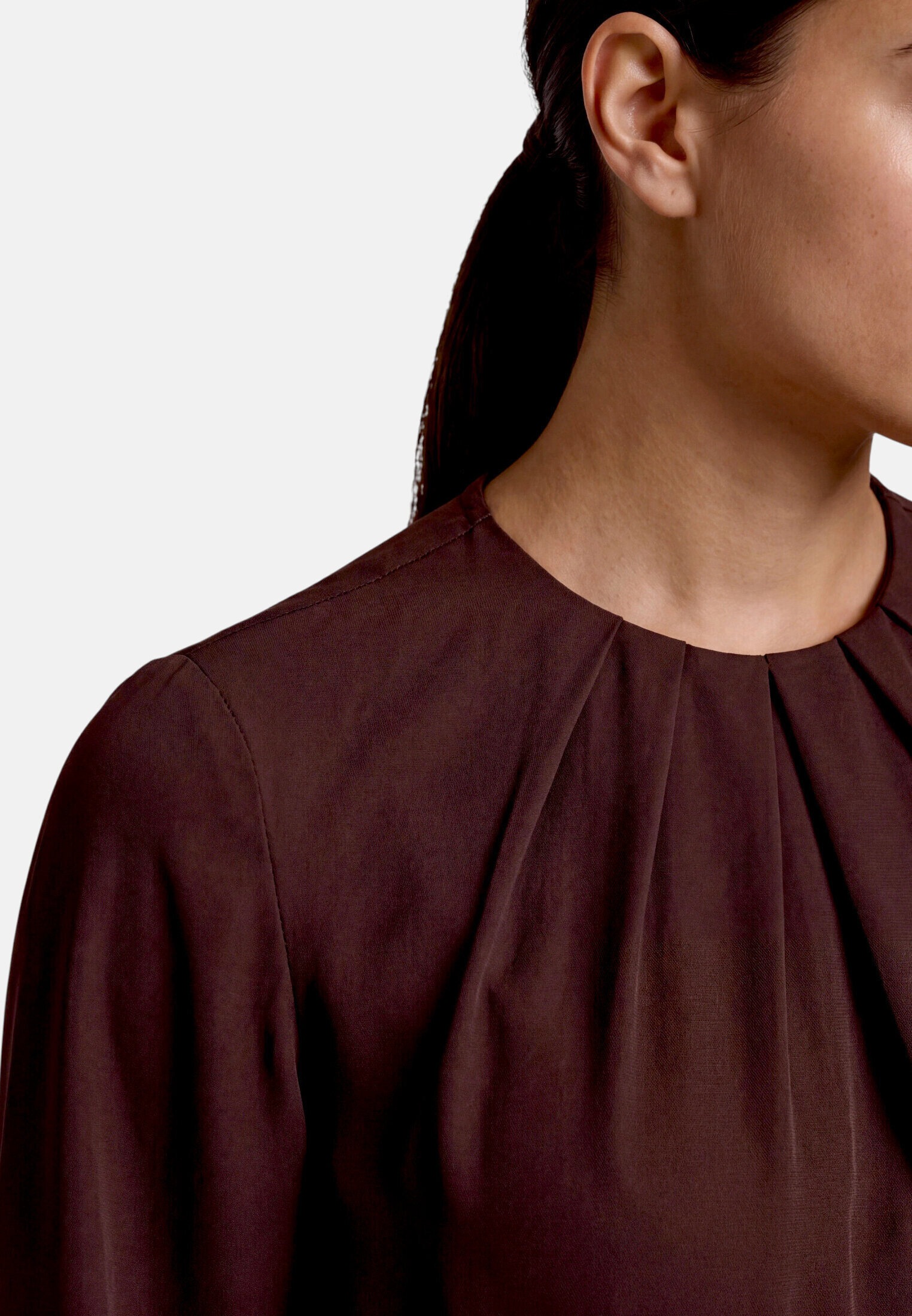 Zero Klassische Bluse »Damen unifarben«