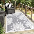 Carpet City Teppich »Outdoor«, rechteckig, 5 mm Höhe, Wetterfest & UV-beständig, für Balkon, Terrasse, Wintergarten, Flachgewebe, auch in quadratischer Form erhältlich