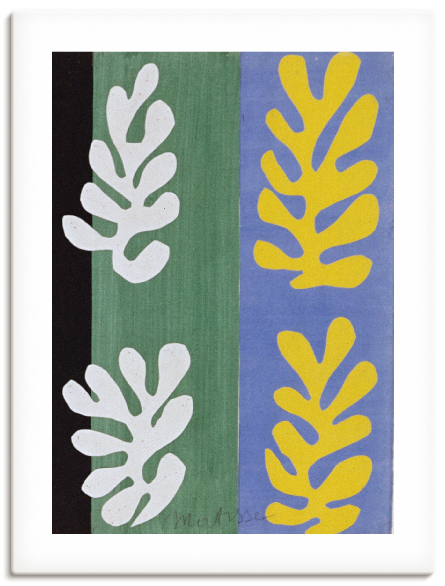Artland "Komposition (Der Samt) 2. 1947" Gegenstandslos 1 Stk. tlg. als Alubild, Leinwandbild, Poster, Wandaufkleber in verschied. Größen