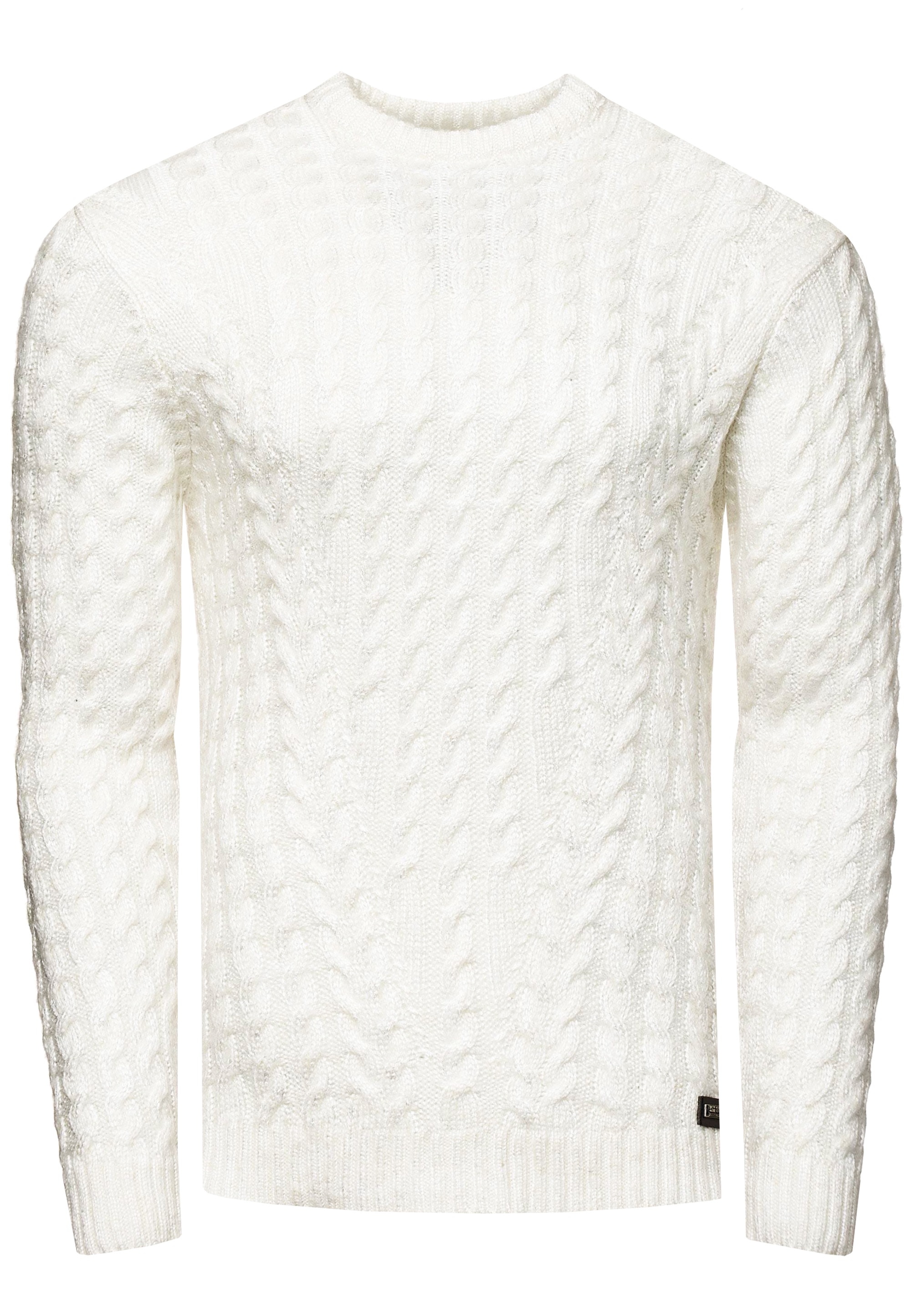Rusty Neal Strickpullover, mit trendigem Zopfmuster