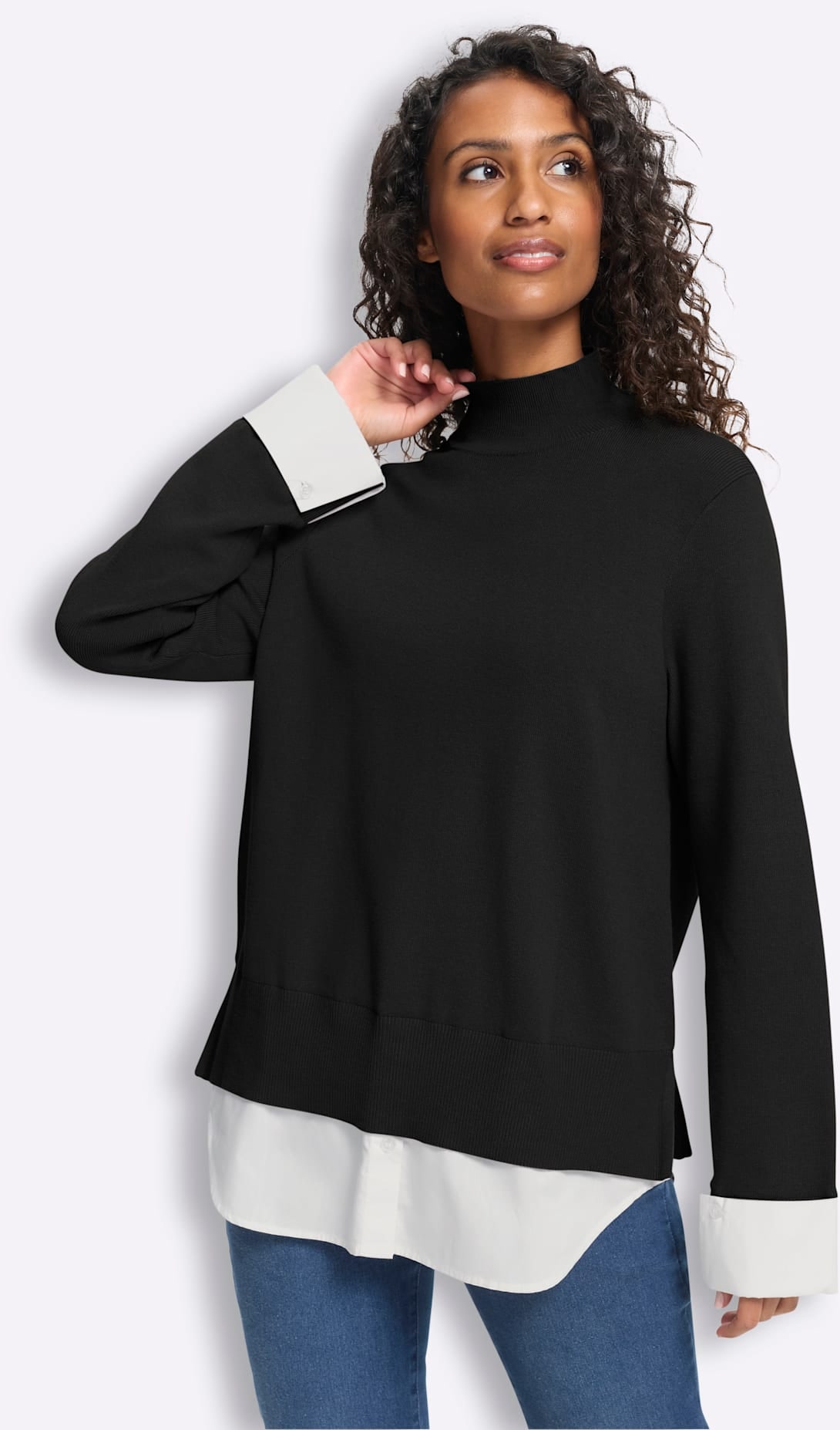 heine 2-in-1-Pullover »2-in-1-Pullover«