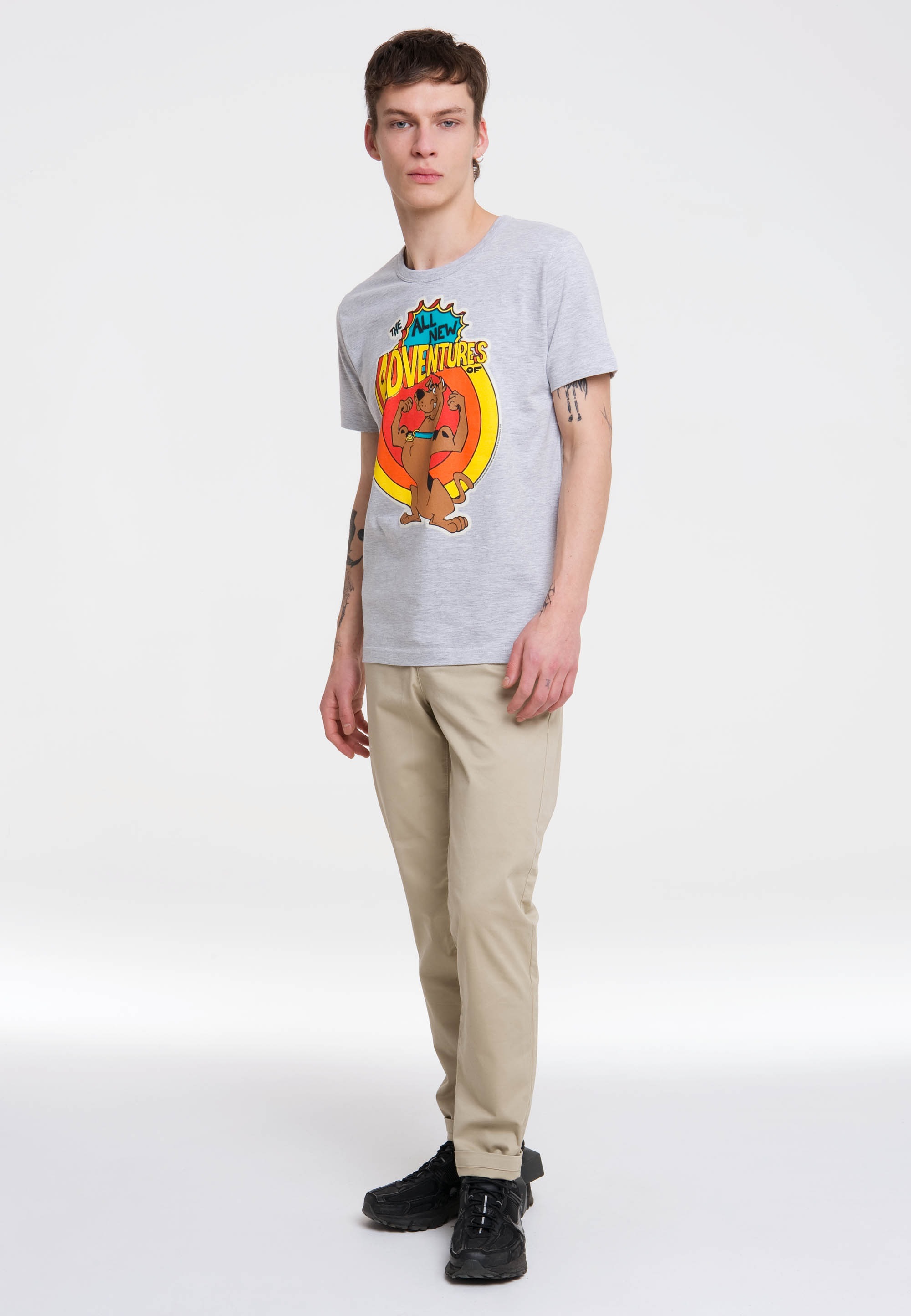 LOGOSHIRT T-Shirt »Scooby Doo - All New Adventures«, mit lustigem Frontprint