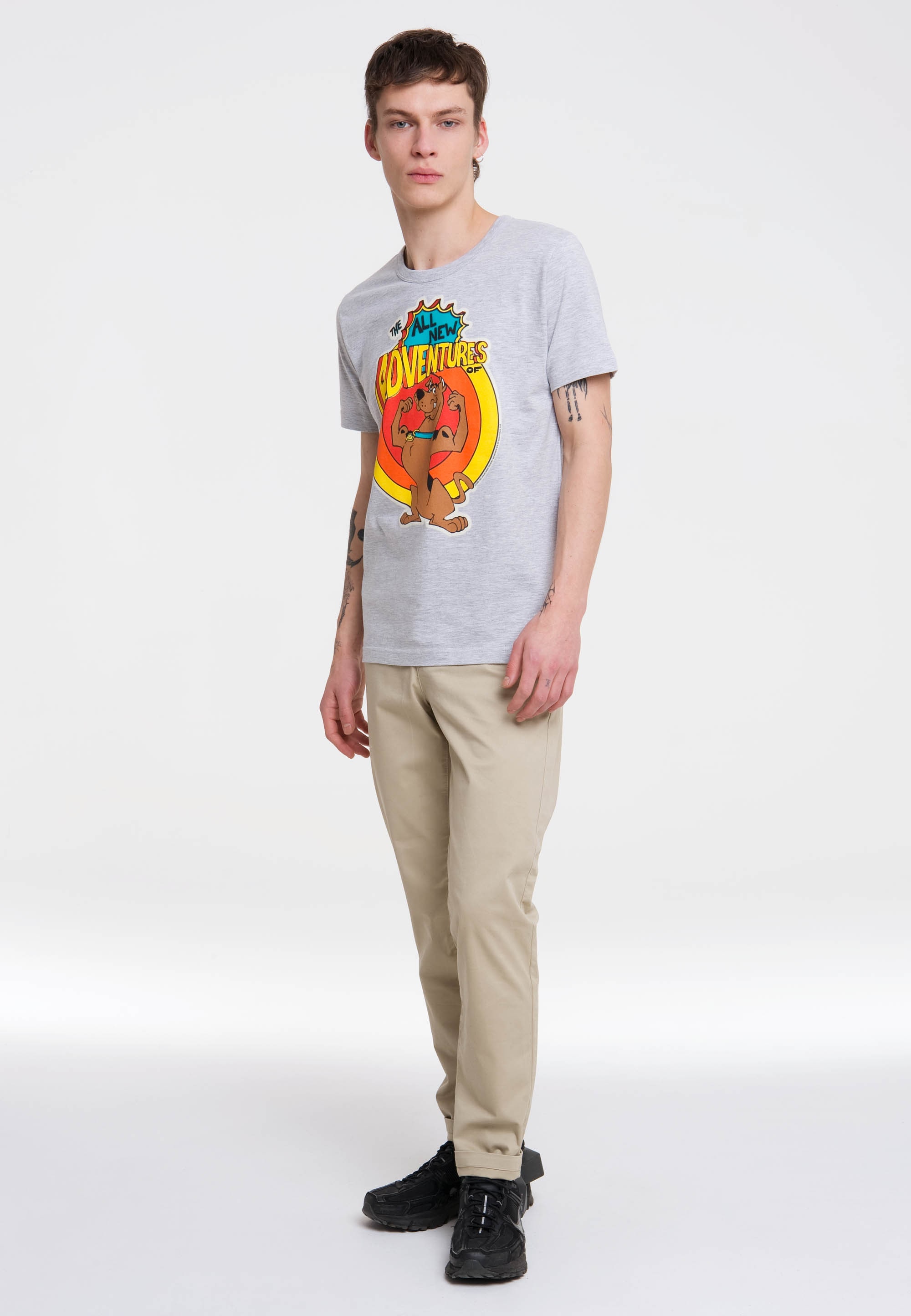 LOGOSHIRT T-Shirt "Scooby Doo - All New Adventures", mit lustigem Frontprin günstig online kaufen