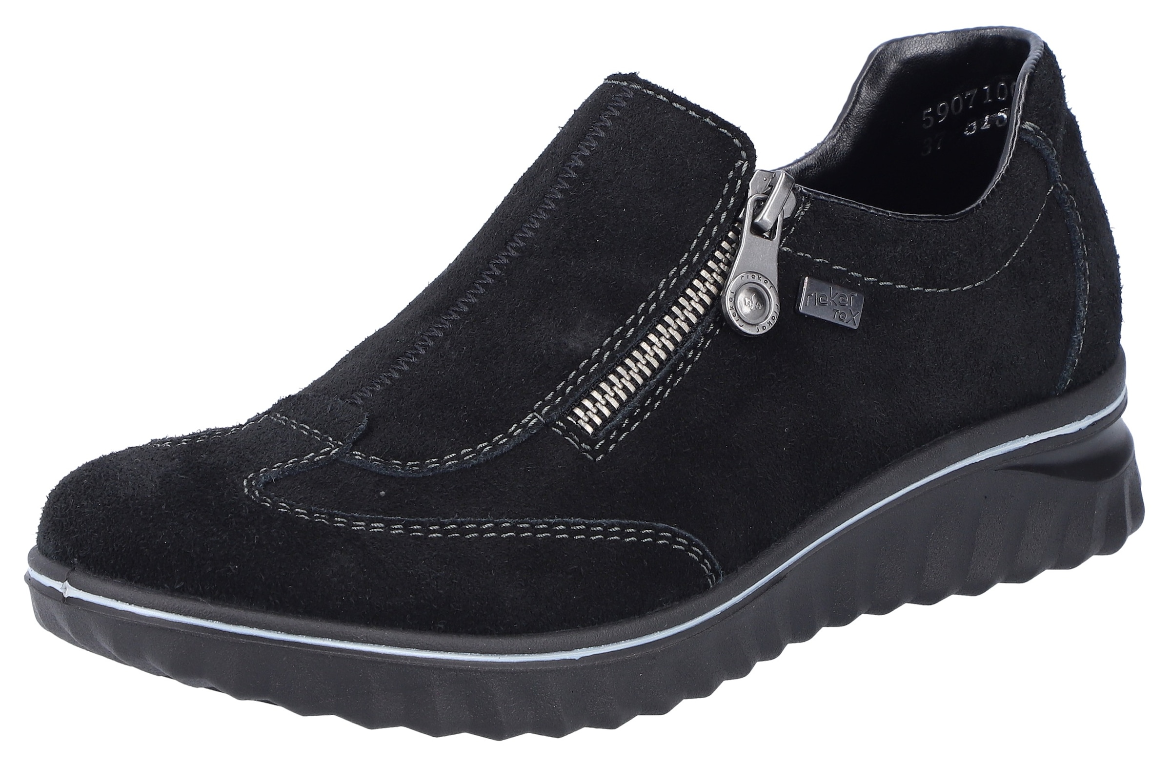 Slip-On Sneaker, Freizeitschuh, Halbschuh, Outdoorschuh mit riekerTEX-Membran