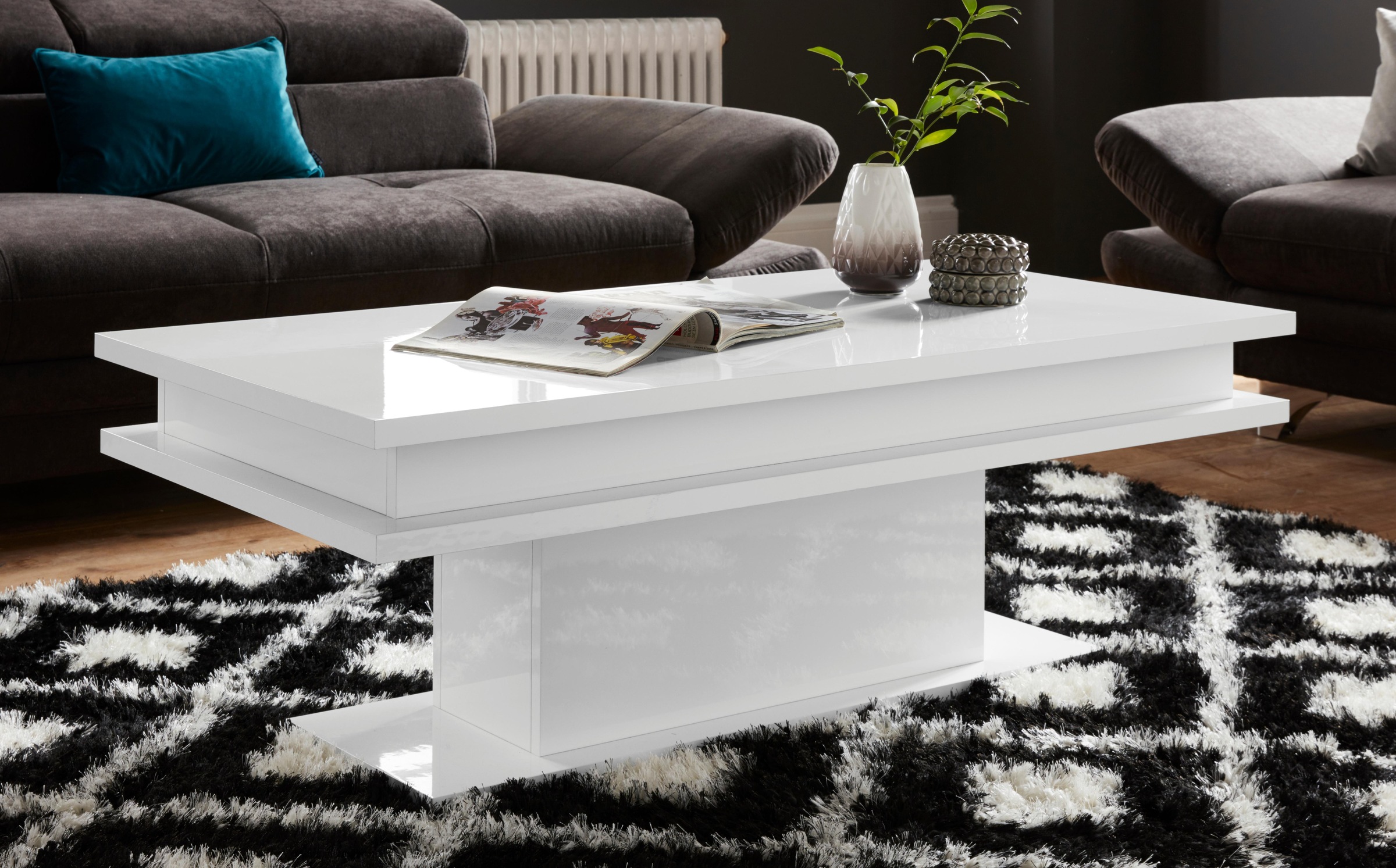 Home affaire Couchtisch "LITTLE BIG- Kaffeetisch, Sofatisch, Wohnzimmertisc günstig online kaufen