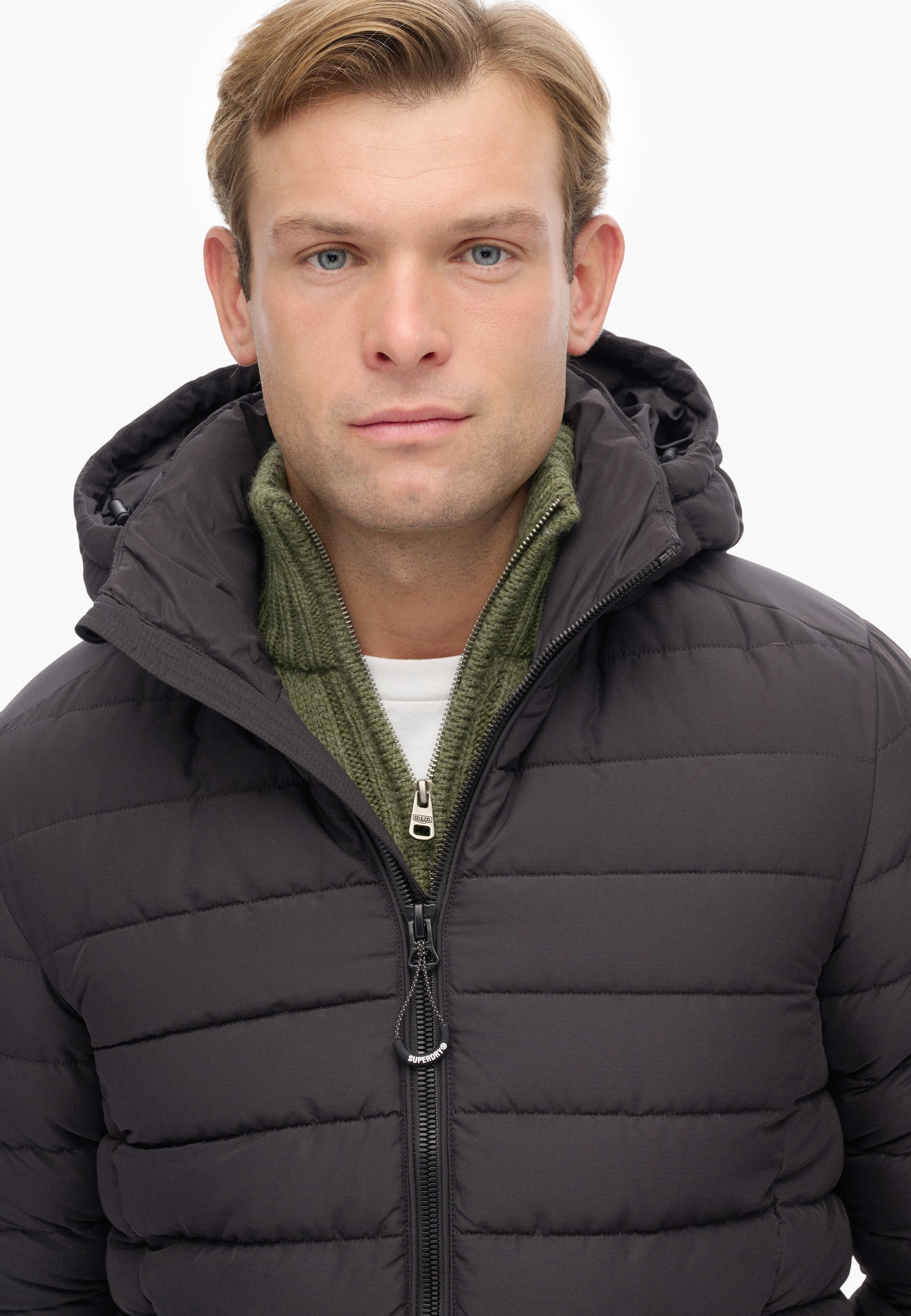 Superdry Steppjacke »HOODED FUJI PADDED JACKET«, mit Kapuze