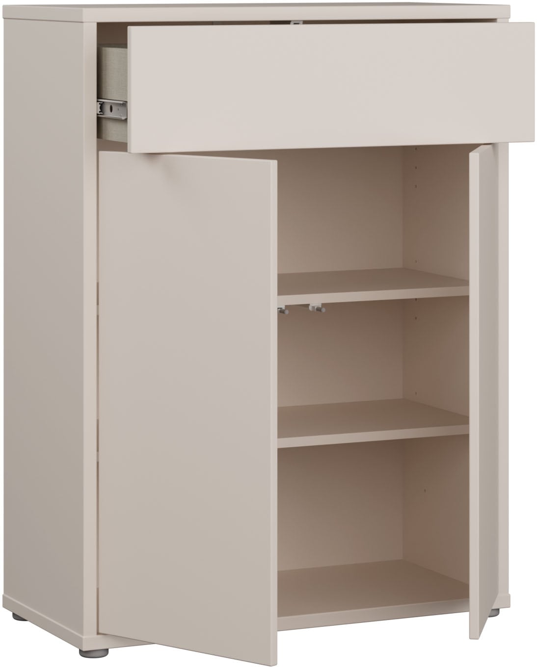 FORTE Schuhschrank B/H/T 74,5/99,1/34,9 cm Push to open, 12 Paar Schuhe