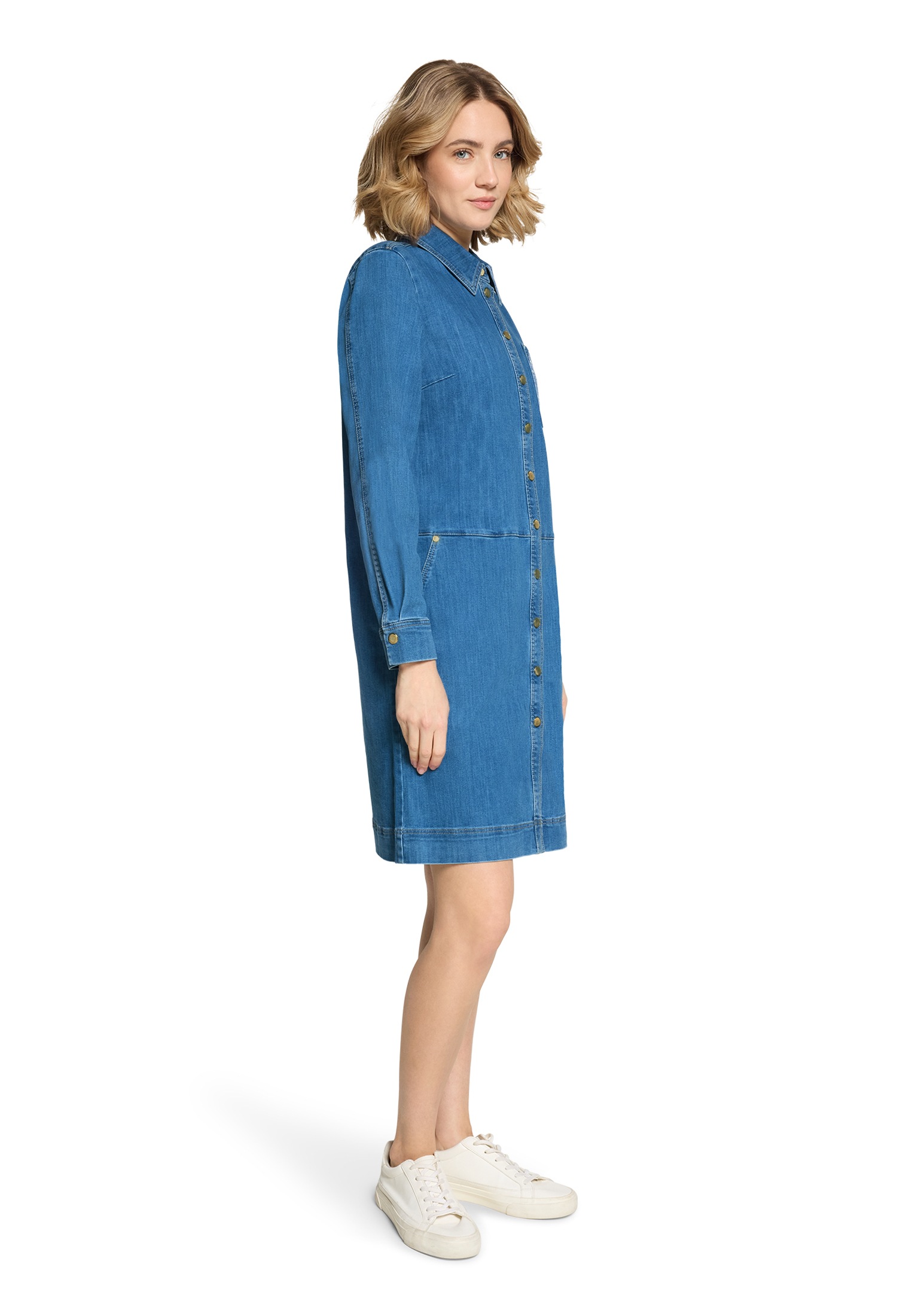 Betty Barclay Hemdblusenkleid »Damen mit Knopfleiste« Eingrifftasche | aufgesetzte Taschen