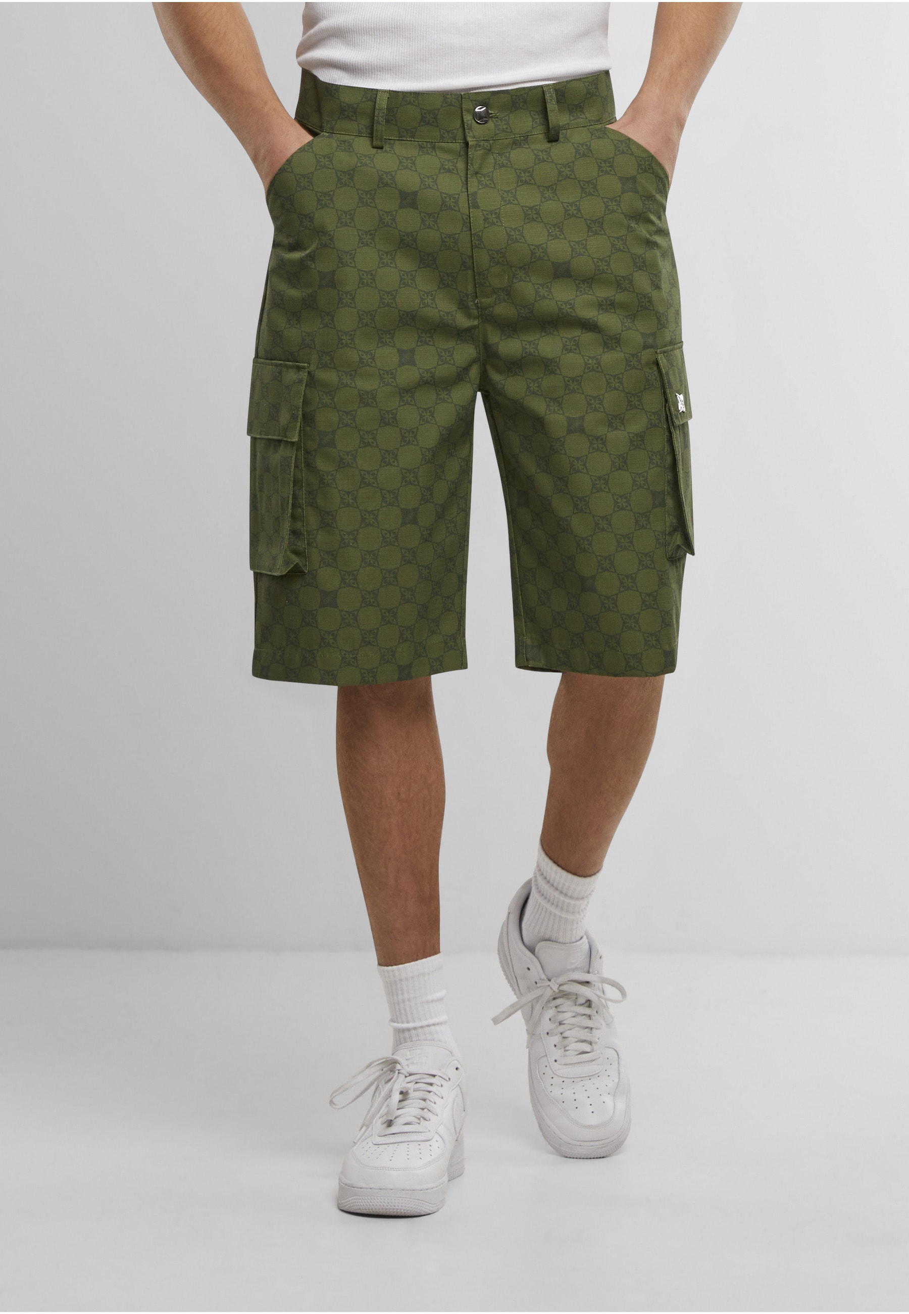 PEQUS Cargoshorts »PEQUS PEQUS Aether Monogram Ripstop Cargo Short«