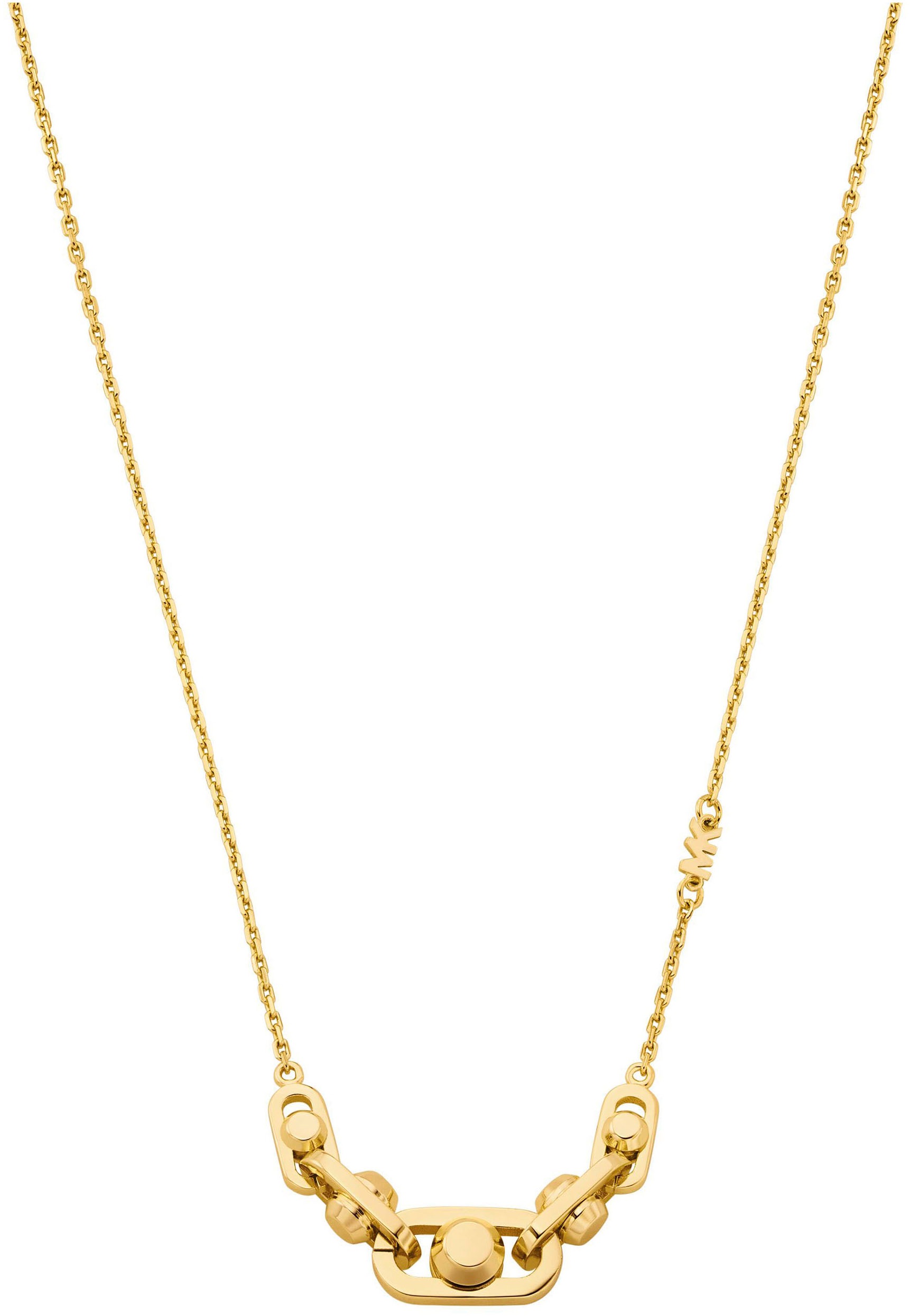 Kette mit Anhänger MICHAEL KORS "Schmuck Geschenk Silber 925 Halsschmuck PREMIUM", gold (gelbgoldfarben), Halsketten, Damen, Silber 925 (Sterlingsilber), L: 45,5, glänzend 4
