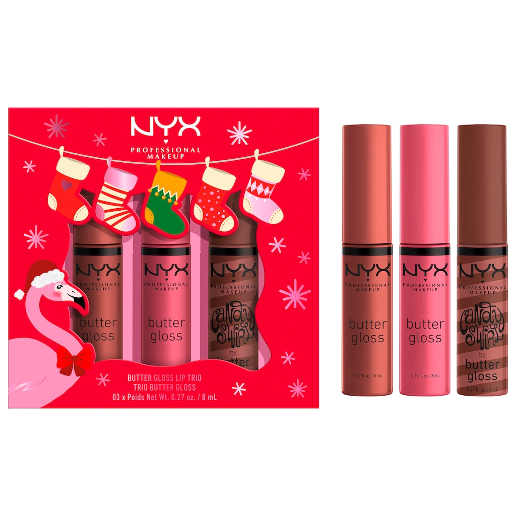 NYX Schmink-Set »NYX Professional Makeup Butter Gloss Lip Trio«