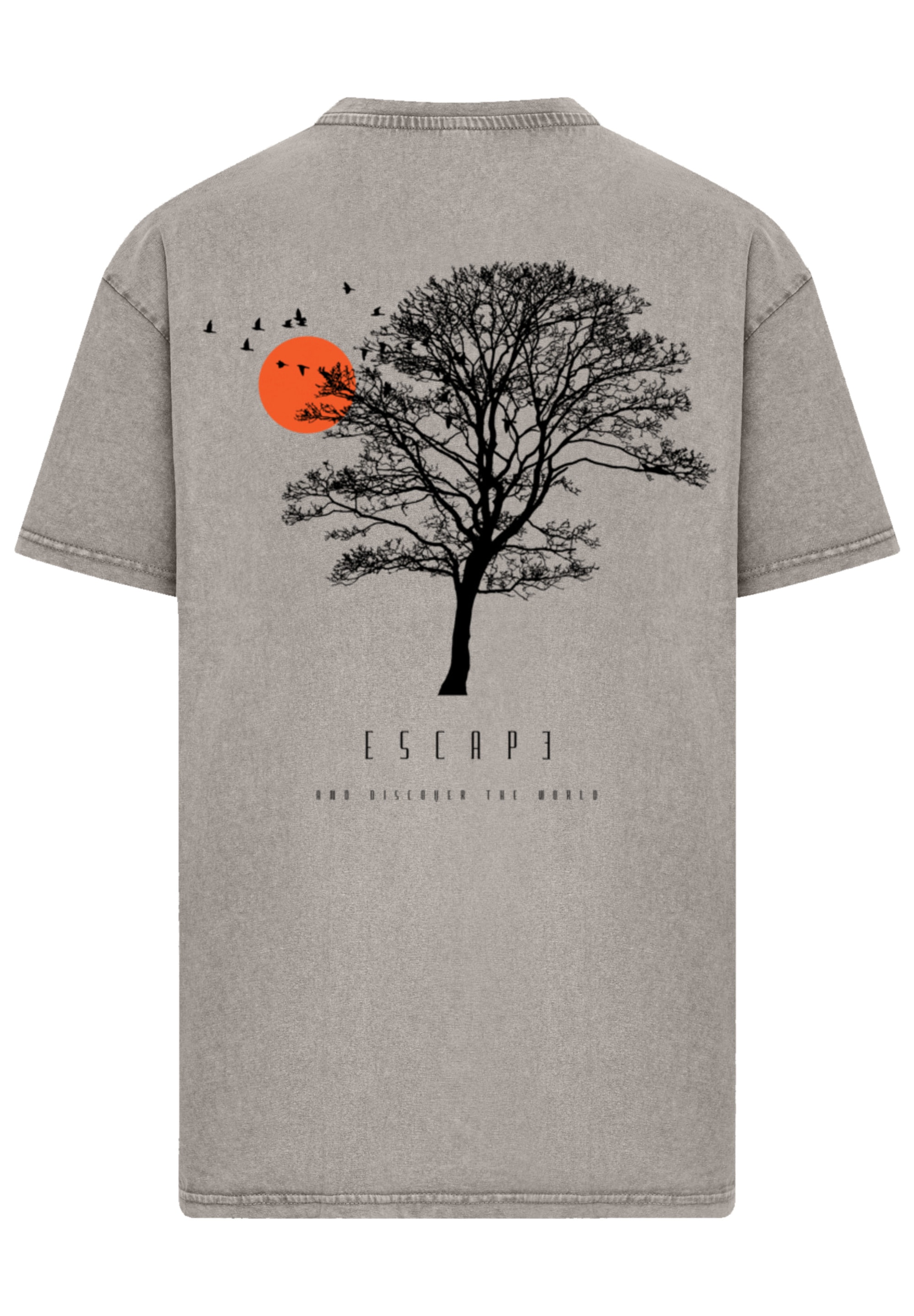 F4NT4STIC T-Shirt »Oversize Escape Discover the World Tree Birds«, Premium Qualität, ESCAPE Collection